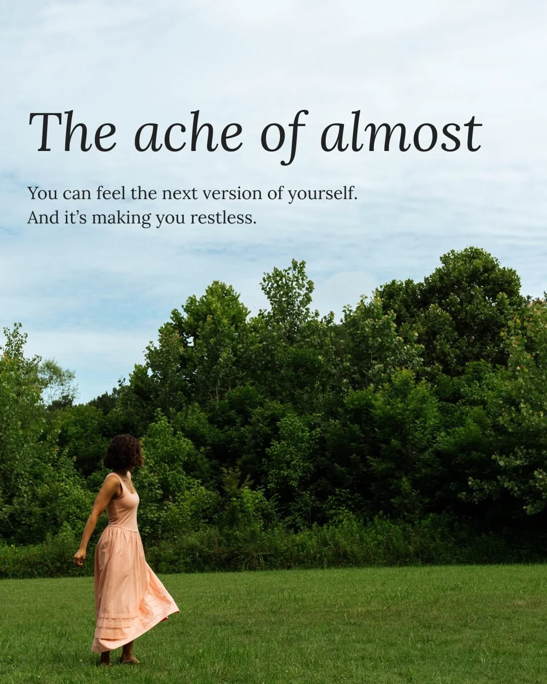 That in between space. When you don&rsquo;t know which way it&rsquo;s going to go&hellip; which version of you is going to spring forth.

My best friend recently reflected back to me that she truly felt two versions of me - sometimes one really stron