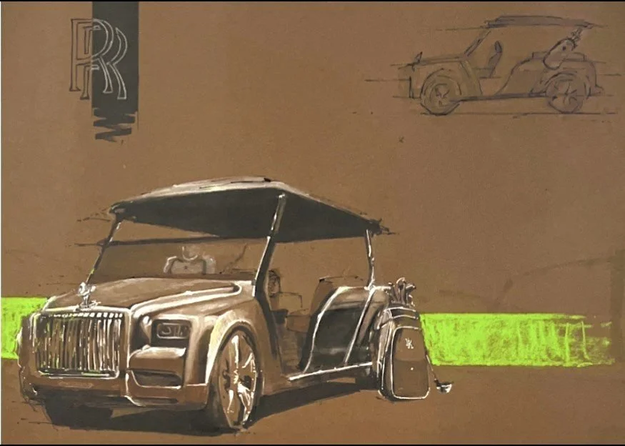 ROLLS ROYCE Golf Cart with accompanying Bag (2022)