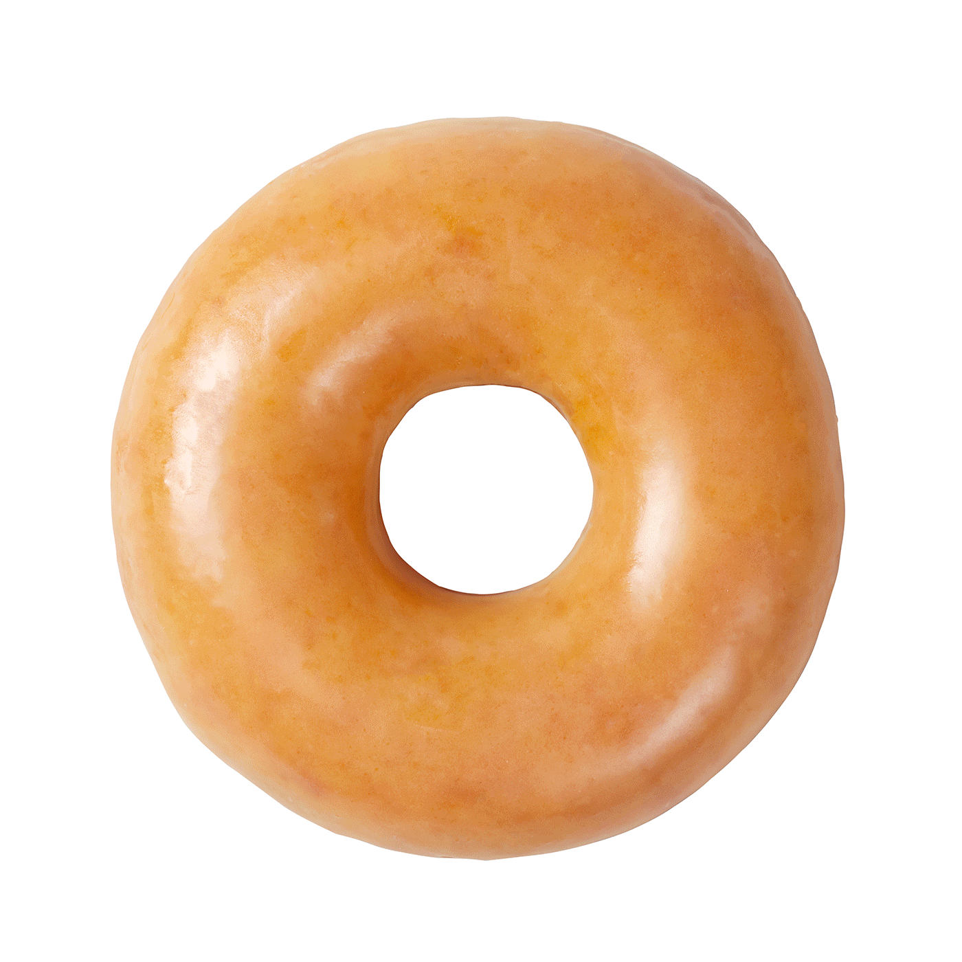 rotating images of different Krispy Kreme donuts on a white background