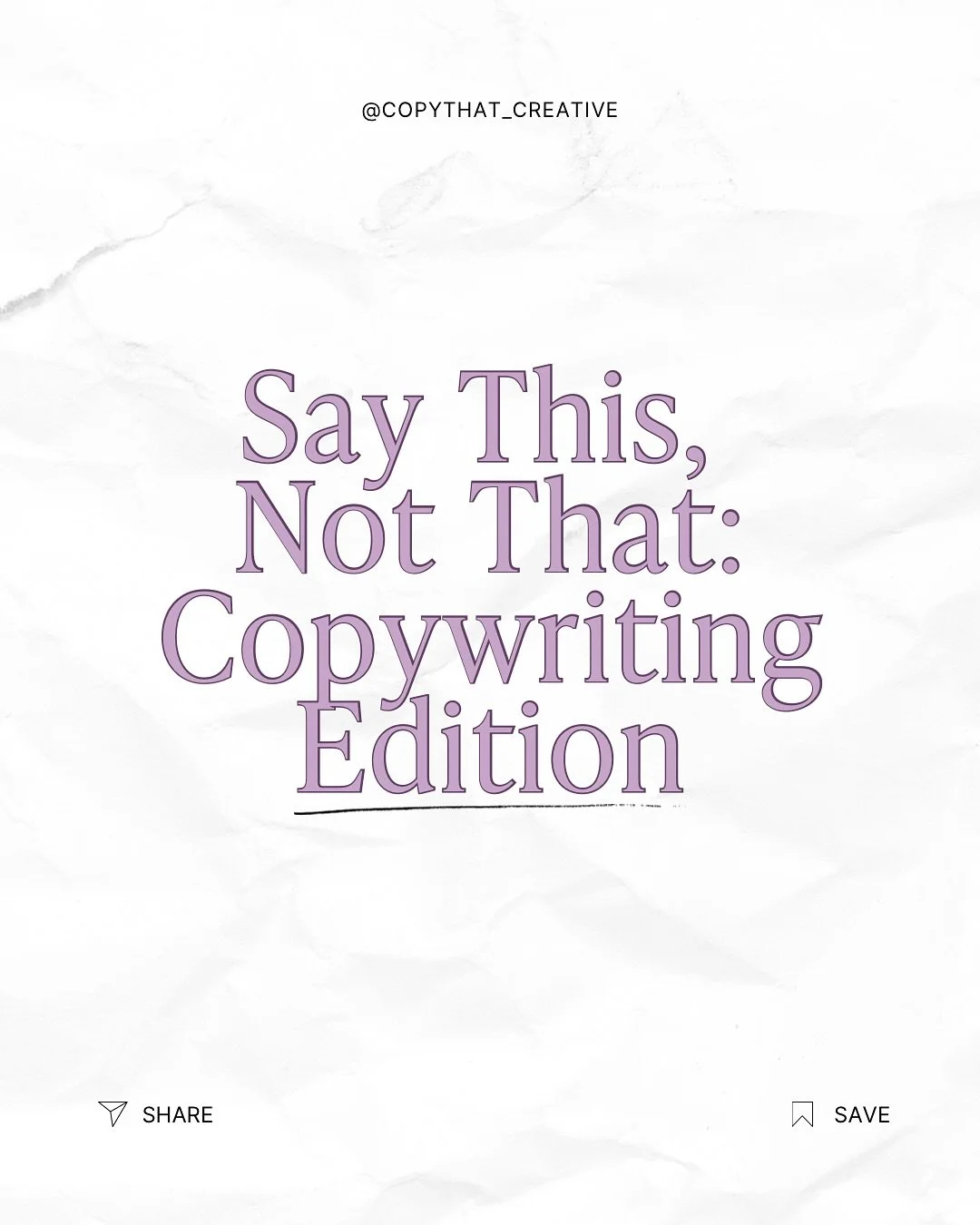 Tired of sounding like every other brand online? 🫣

This one&rsquo;s for the biz owners, creatives + marketers ready to elevate their words.

👉 Swipe for plug-and-play phrases to make your website, blog, socials + emails convert.
Because better wor