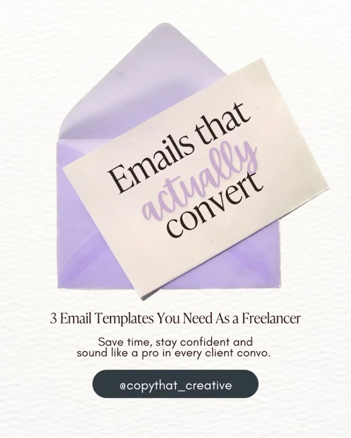 Back with another round of email templates every freelancer needs! 

If writing prospect emails still makes your palms sweaty, these&rsquo;ll help you: 

📩 Sound confident (not cringe)
💬 Communicate like a pro
💰 Convert conversations into contract