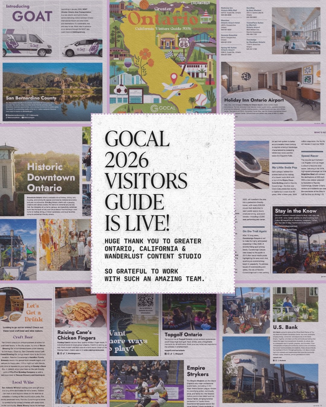 I just wrapped my first full magazine advertising content project, and I&rsquo;m not gonna lie, I&rsquo;m really proud of this one. 💜

GOCAL&rsquo;s 2026 Visitors Guide was just published, and I managed the ad content for 10+ local businesses across