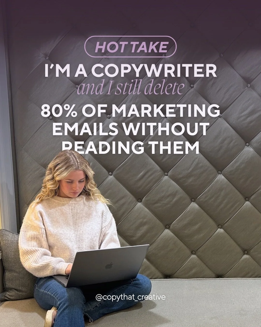 I&rsquo;m a copywriter&hellip; &amp; I still delete 80% of the emails I get 🫢

I rewrote a few of their subject lines to show you how better storytelling = more opens, clicks &amp; conversions 💌

If your emails aren&rsquo;t getting opened, it&rsquo