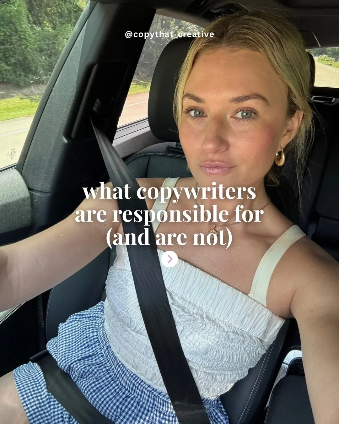 Are you a business owner hiring a copywriter? Let&rsquo;s talk about what copywriters really do!

Copywriters are responsible for your messaging, your positioning &amp; how clearly your offer is communicated. 🤍

They are not responsible for generati