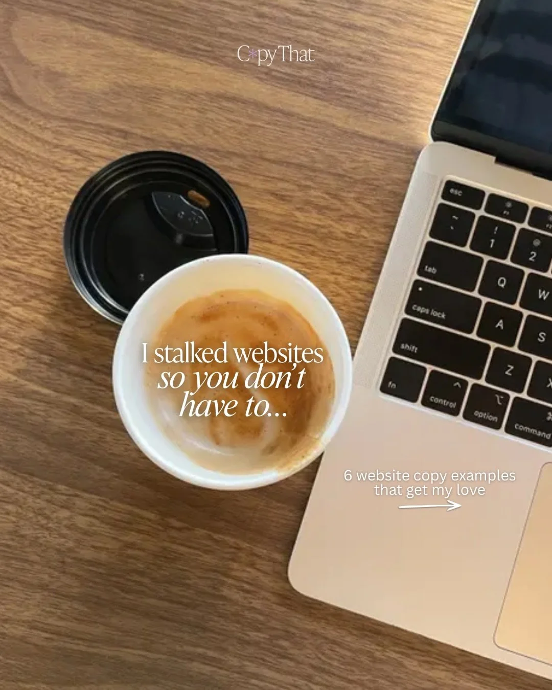 I can&rsquo;t read a website or online shop anymore without clocking the copy.

I&rsquo;m always noticing the little things, headlines that make you feel something, product descriptions that suddenly have me considering a purchase, about pages that s