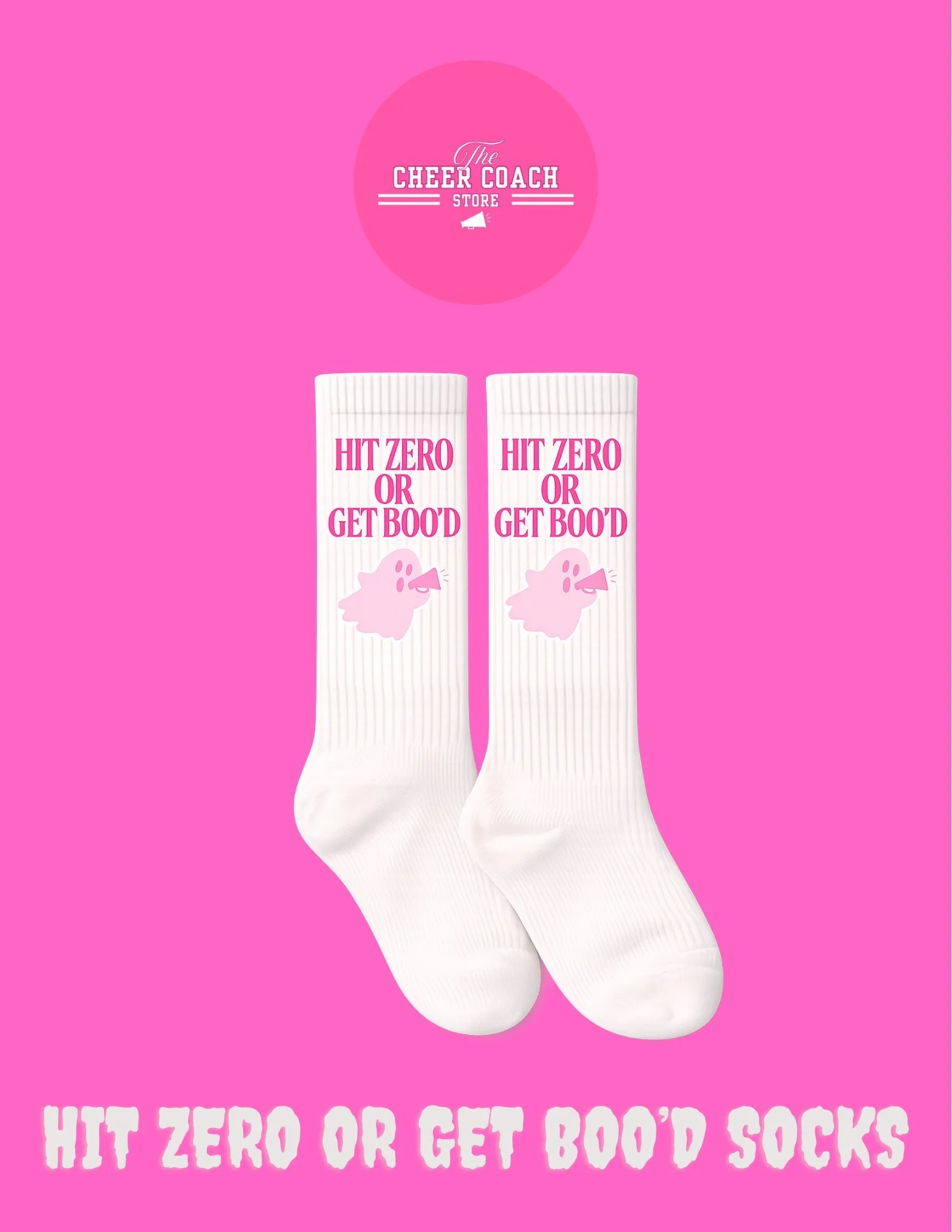 Hit Zero or Get Boo'd Socks