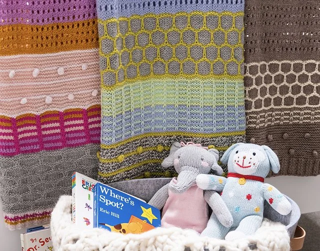 Knit the Homecoming Baby Blanket