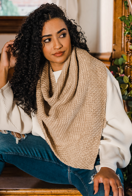 Learn Tunisian Crochet with the Lamia Wrap