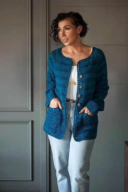 My First Crocheted Cardigan: Thaw Cardigan
