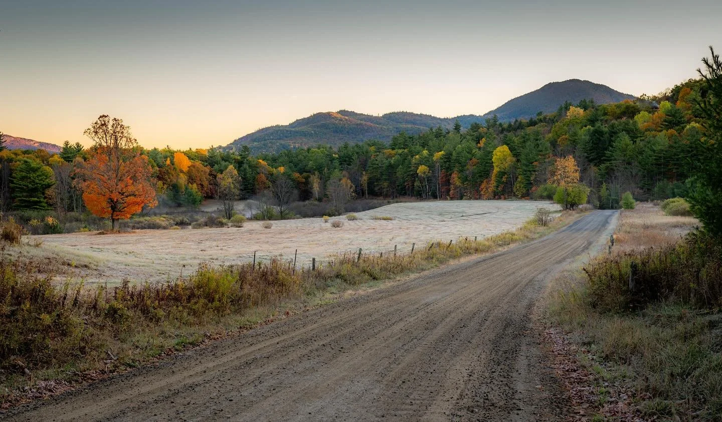 A local photographer, Joseph Rector took a couple lovely photos here recently on a frosty morning. (Part 1)