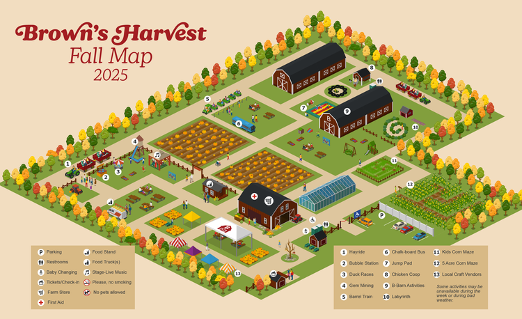 Farm Map | Discover & Plan Your Visit Today — brownsharvest