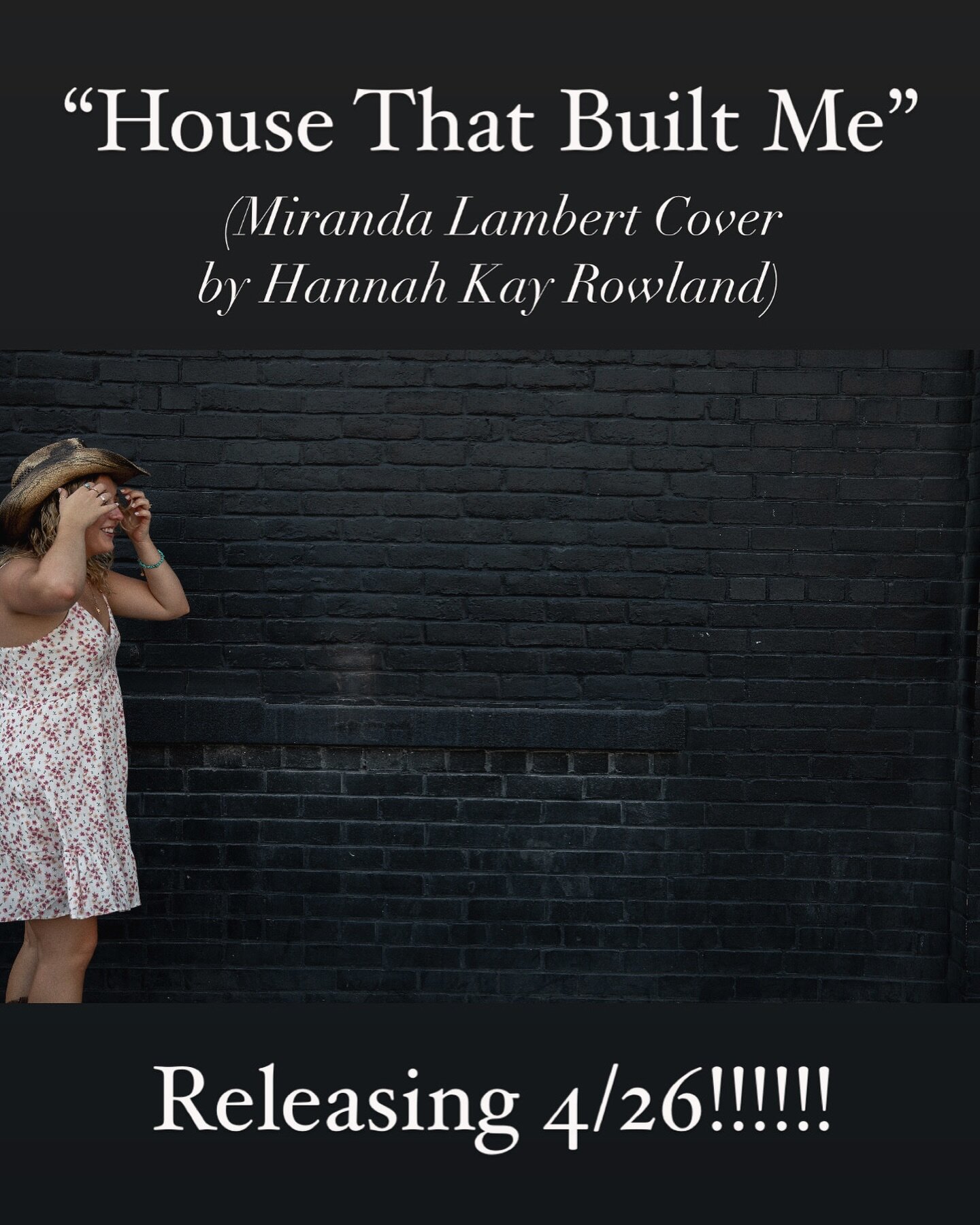 Hi everyone! I&rsquo;m super excited to announce that &ldquo;House that Built Me&rdquo; will be released on 4/26!!! I love this song and I hope that y&rsquo;all will as well! Stay tuned for more updates🤗🤍 #HKR #housethatbuiltme #recordingartist
