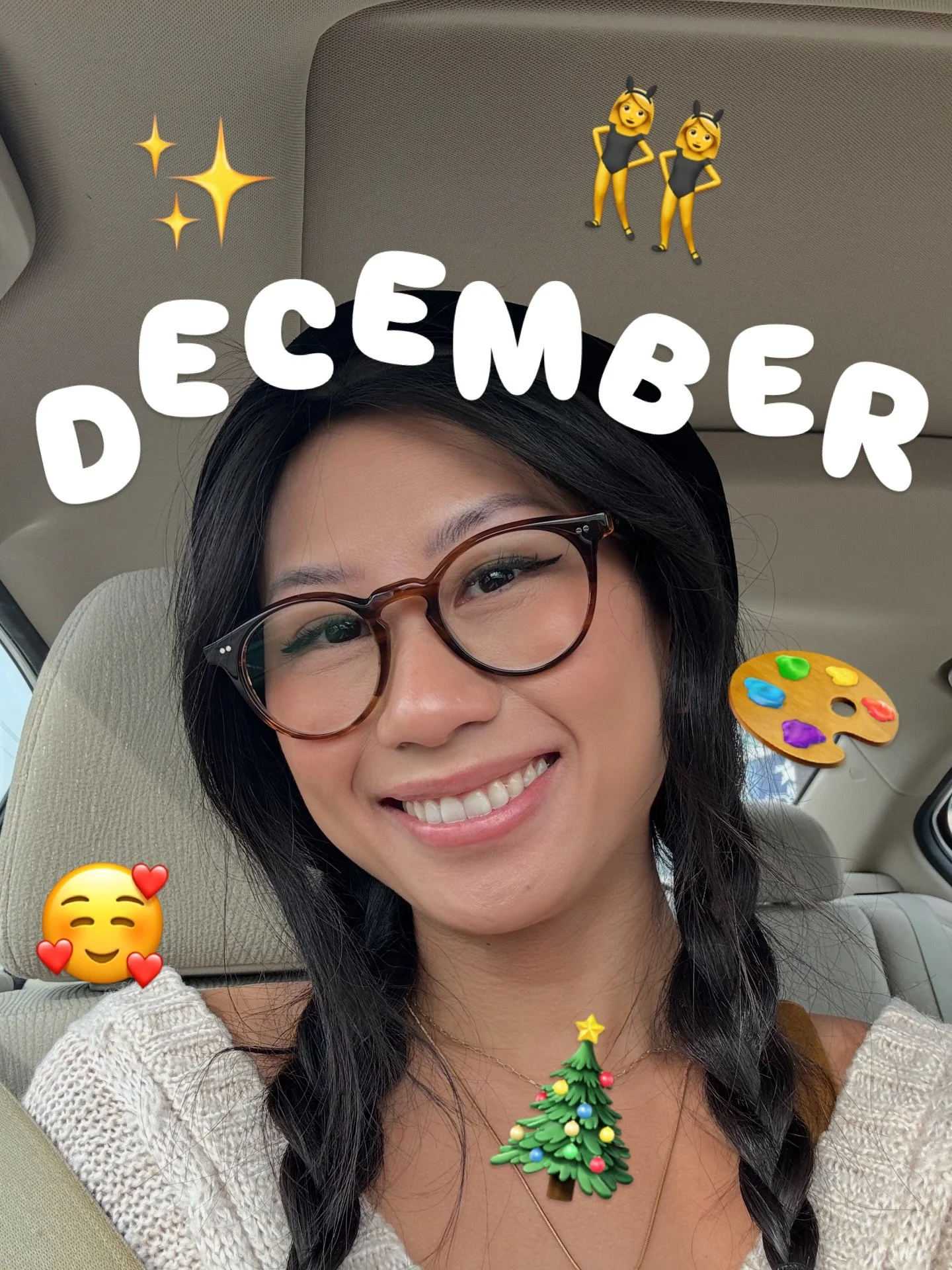 December: Full of community, love, and support. 

10/10 would recommend living a life of loving yourself and on your people.