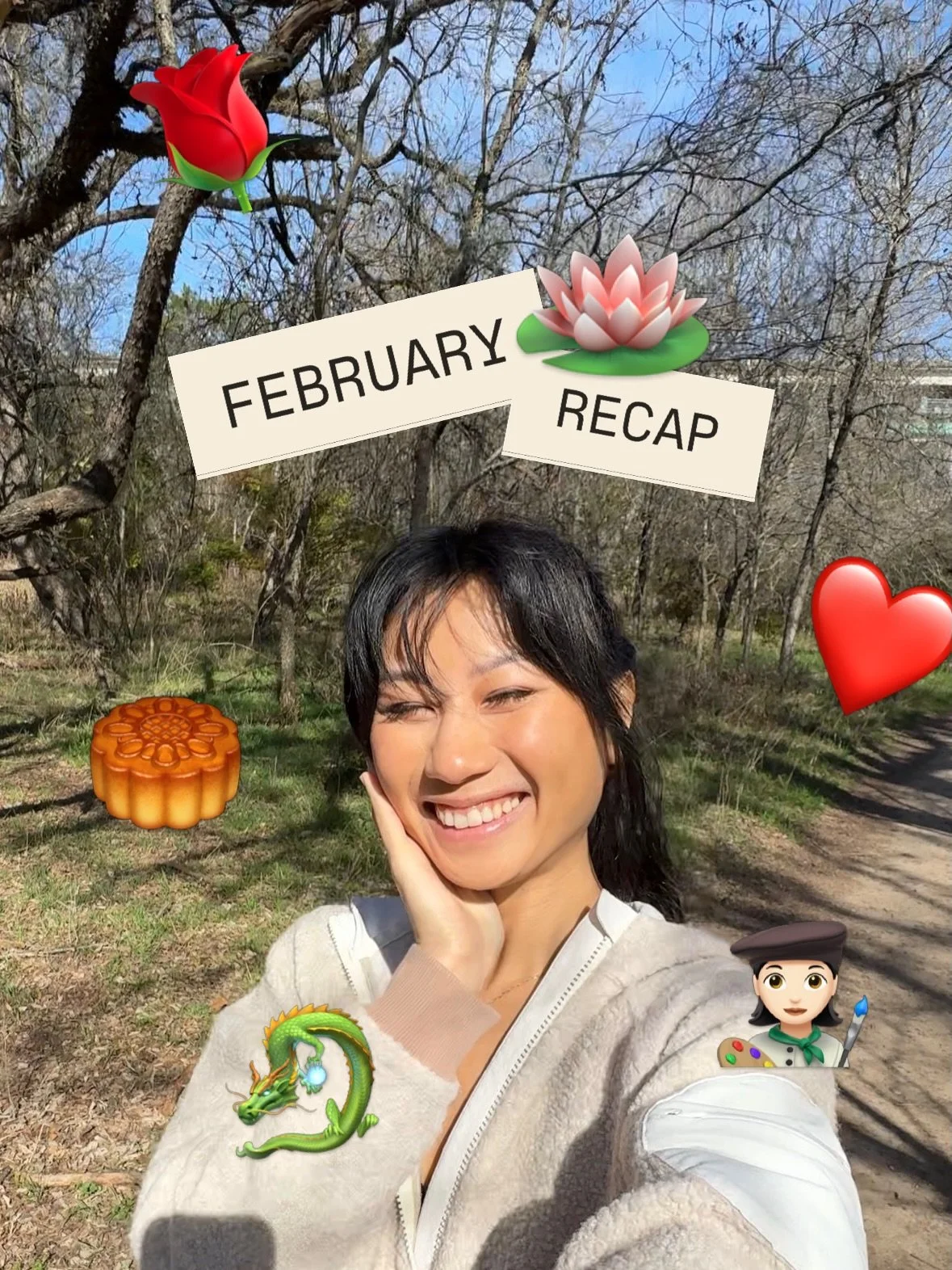 February came and went. I completed another rotation around the sun. Made a bunch of art. Went on Adobe Live. Ate a lot of soup. Ran a half marathon. Tried trail running for the first time. Became part of an all Asian girl art collective ( @mooncakec