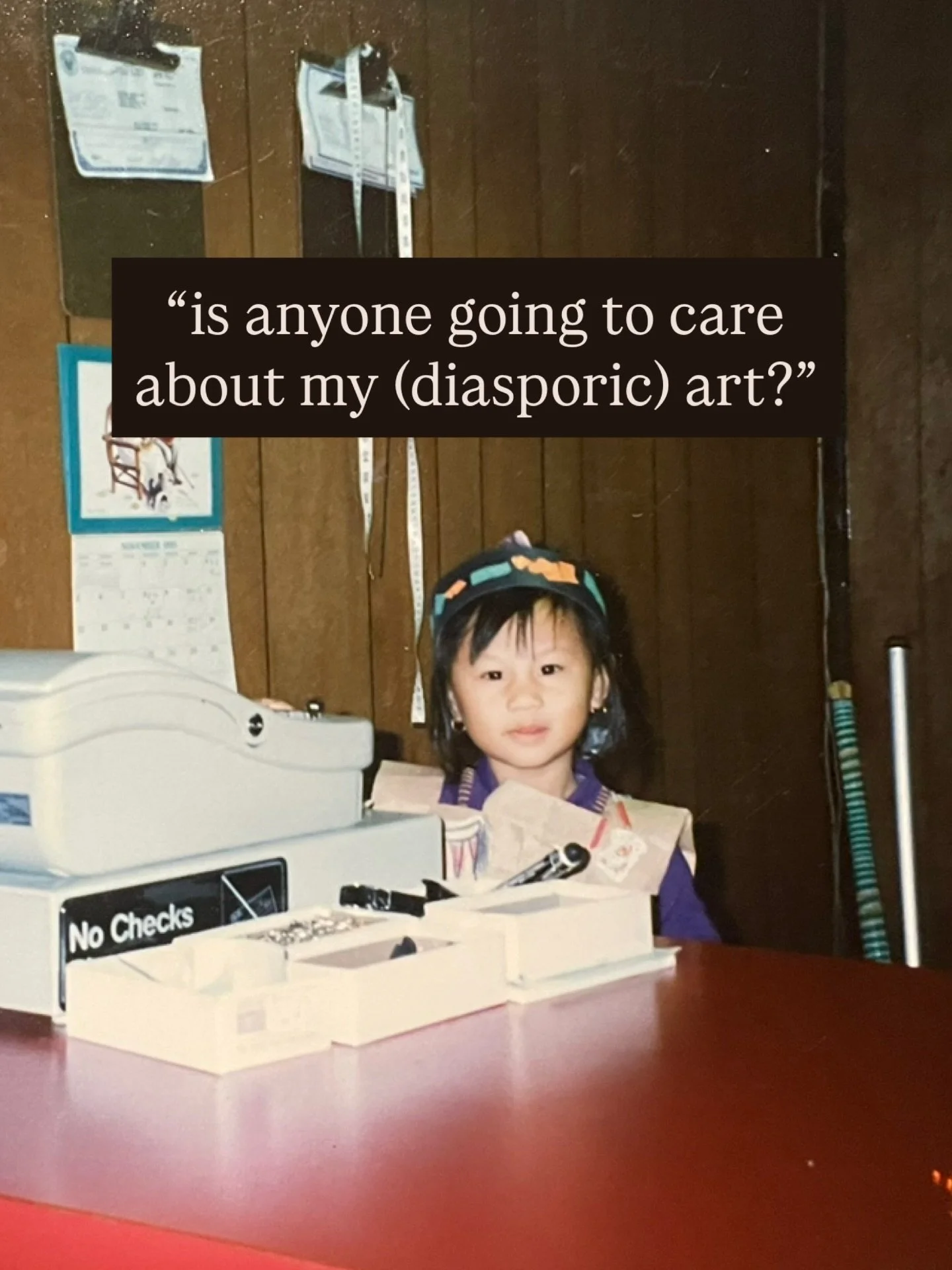 Little Nhi is a child of immigrant refugees who couldn&rsquo;t have imagined this version of our life.

Creativity was always there.
The belief took a little longer.

We&rsquo;re here now, thanks to everyone along the way. 💕