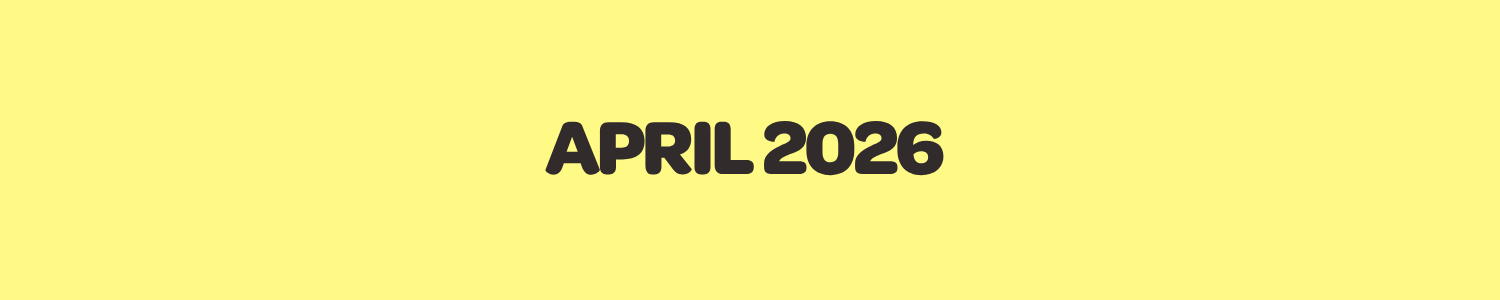 April 2026 Divider