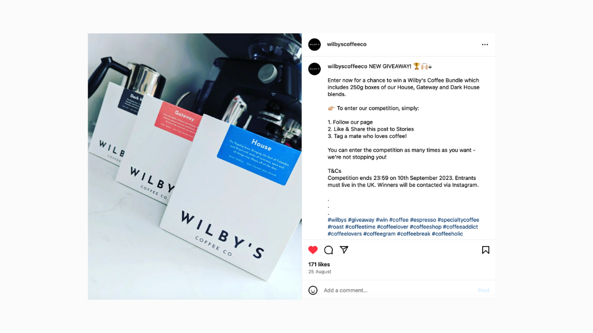 Social media competition