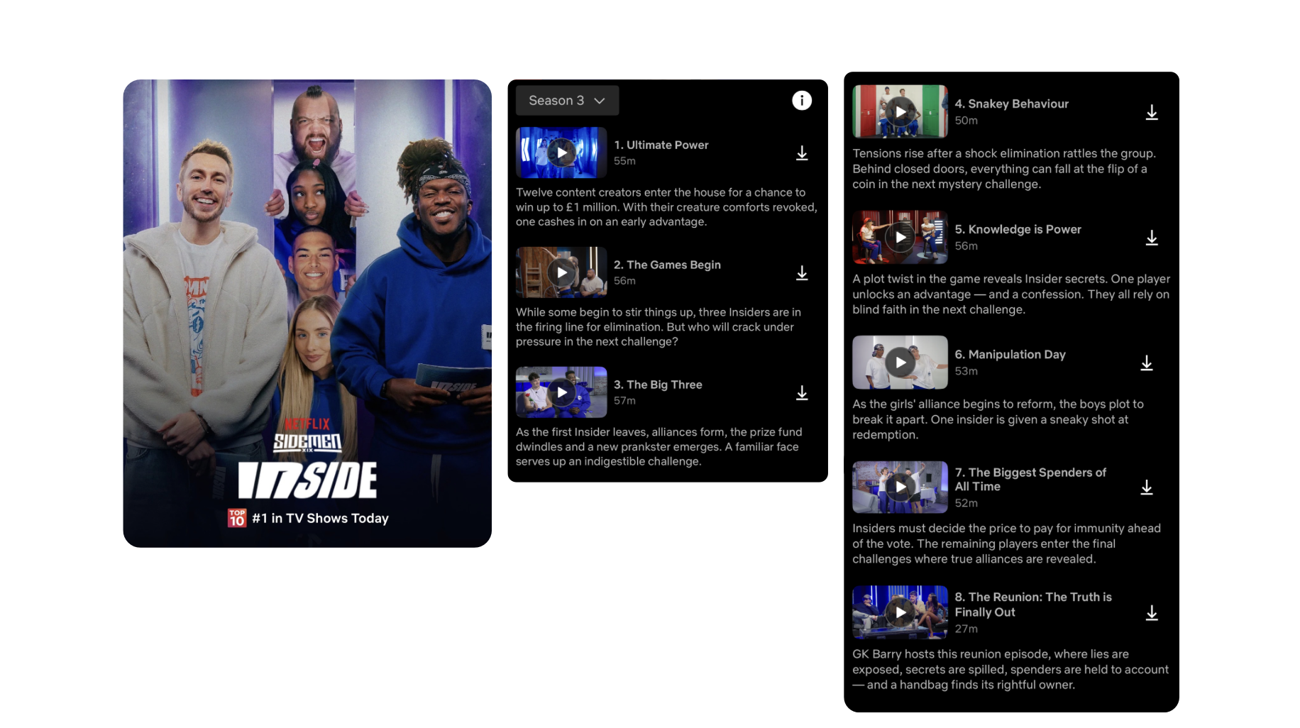 Episodic copy. Genre: Celeb/ Reality TV Competition Series.