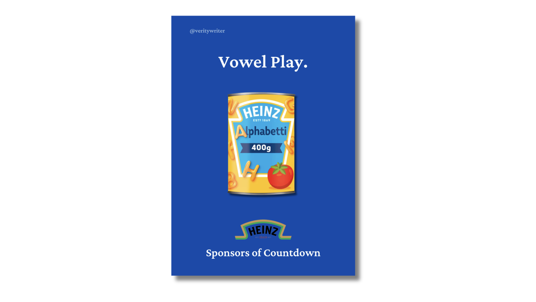Brief: Advertise 'Alphabetti Spaghetti' (Winner)