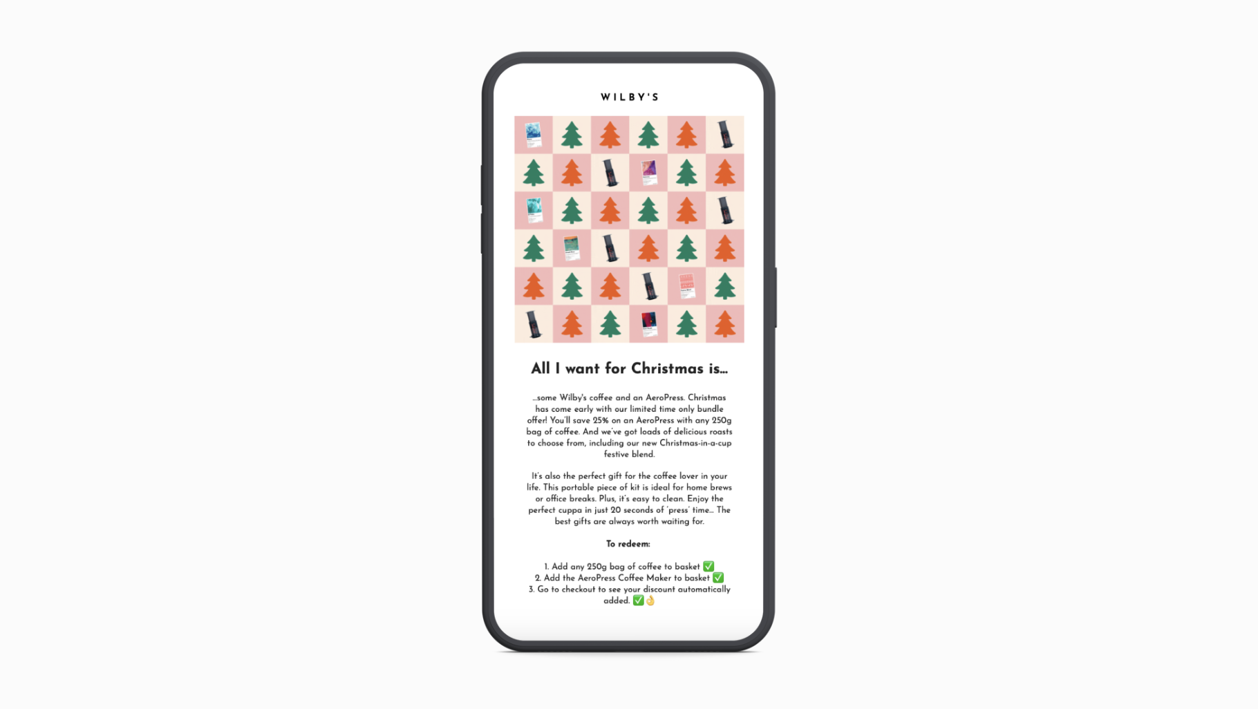 Marketing email