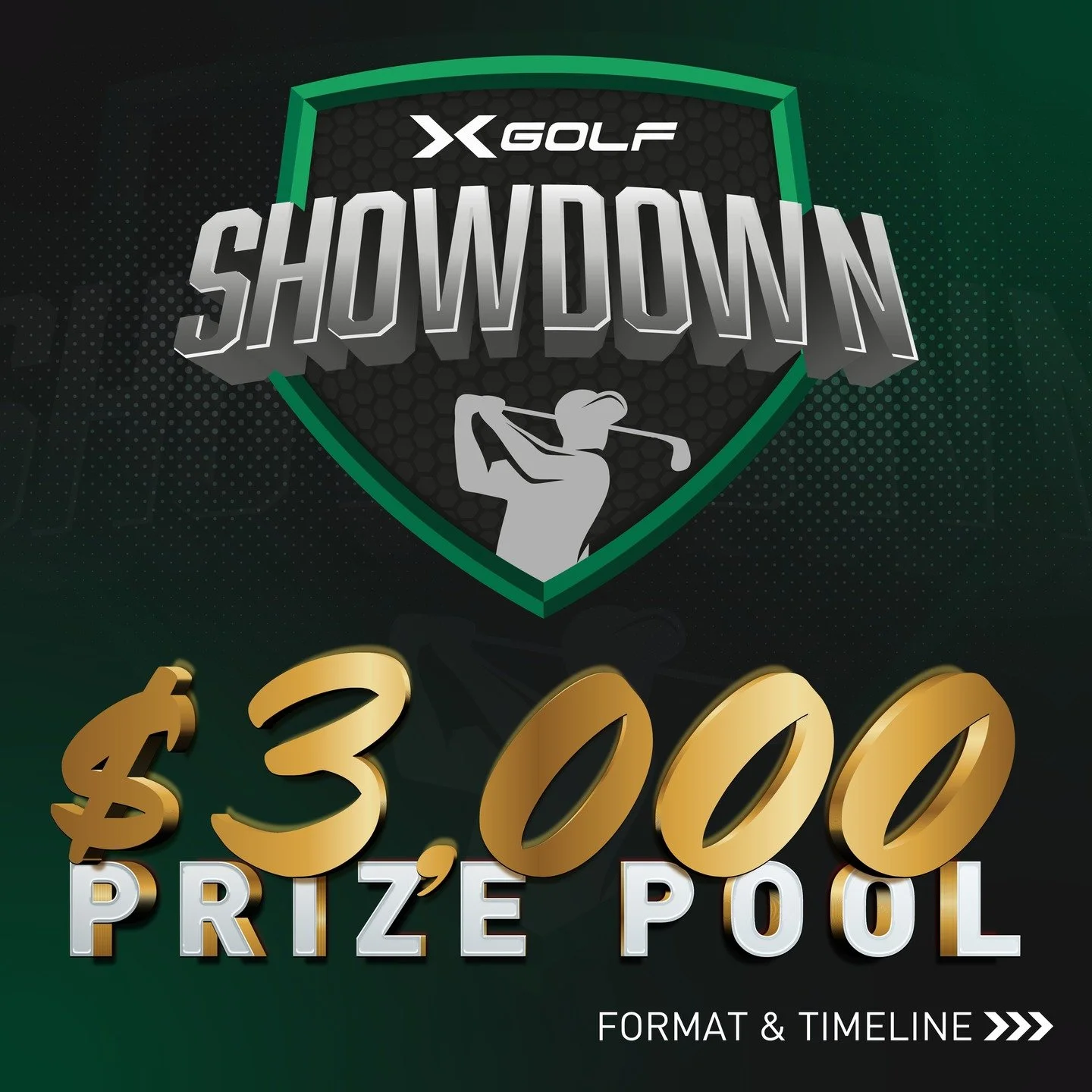 X-Golf Showdown is here!
From August 10th – September 21st, compete in Individual Stroke Play for your share of a $3,000 Prize Pool!
📍 Competition Round August 10 - September 7: East Lake Golf Club
📍 Final Round September 10 - September 2