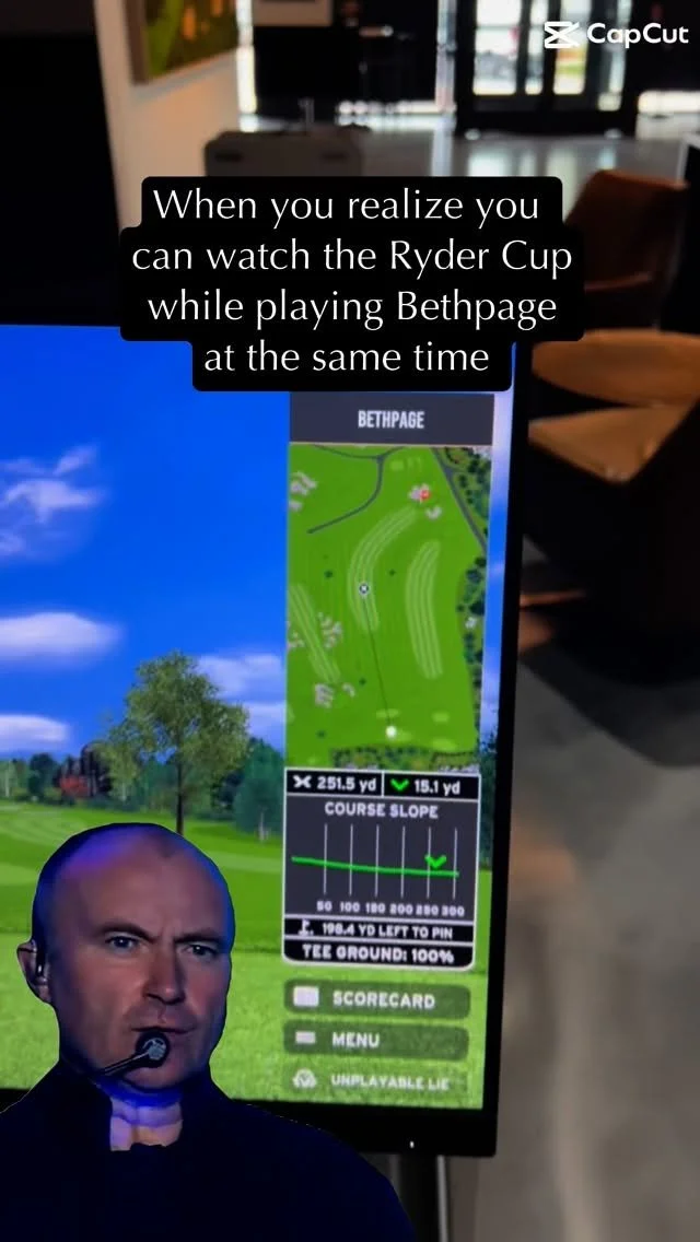 Phil gets it. We’ve been waiting for this moment ⛳️🍻 #RyderCup #Bethpage #IndoorGolf”