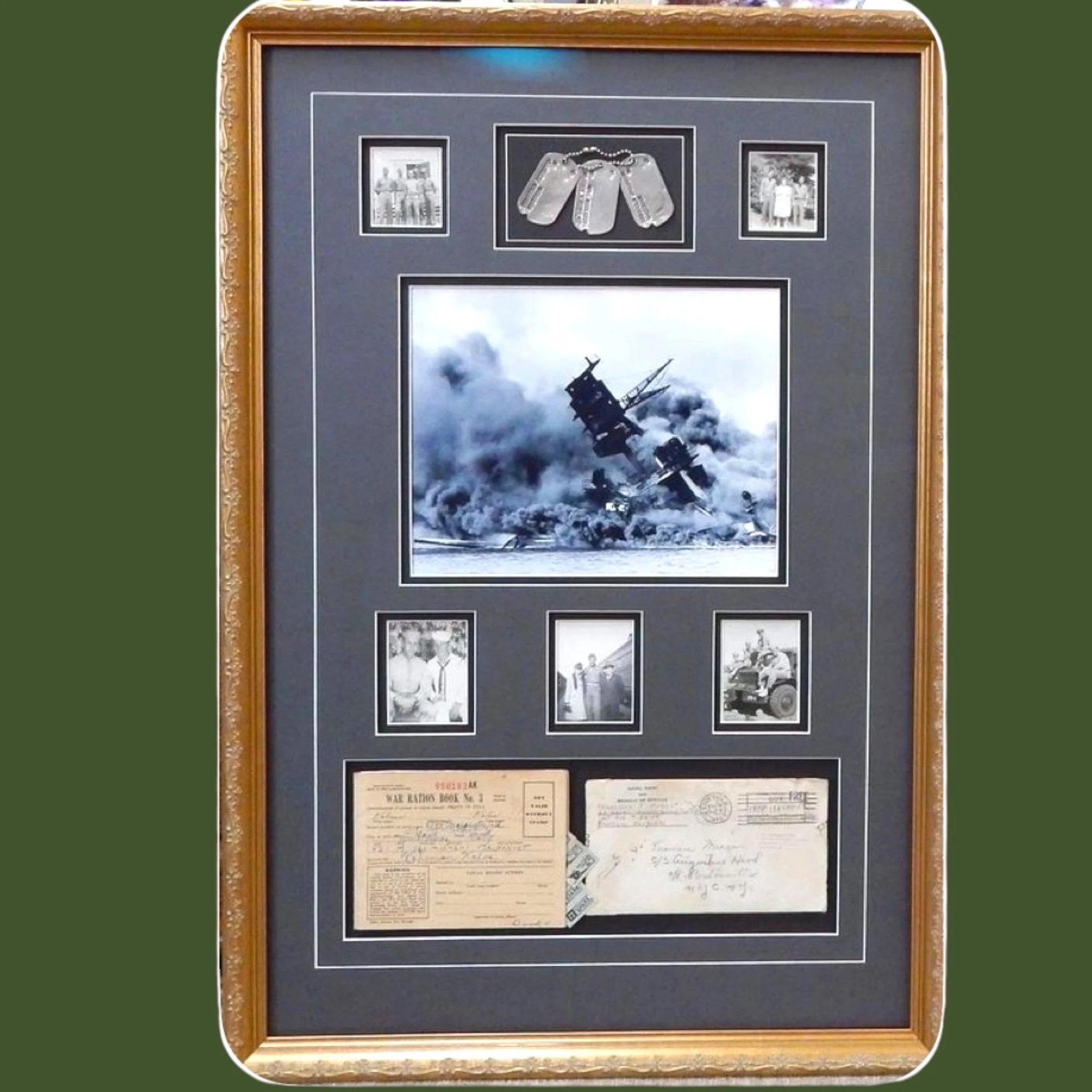 Personalized Military Shadow Box Display Frame