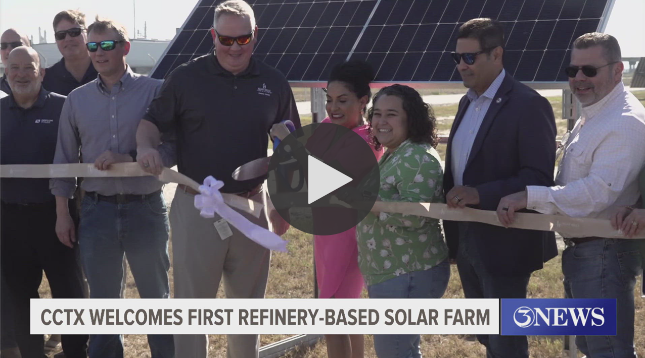 Corpus Christi welcomes first refinery-based solar farm