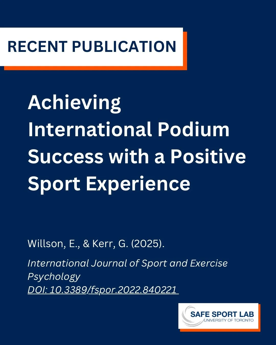 💡 A recent study finds links between positive coaching and performance from @willsonerin and Dr. Gretchen Kerr.