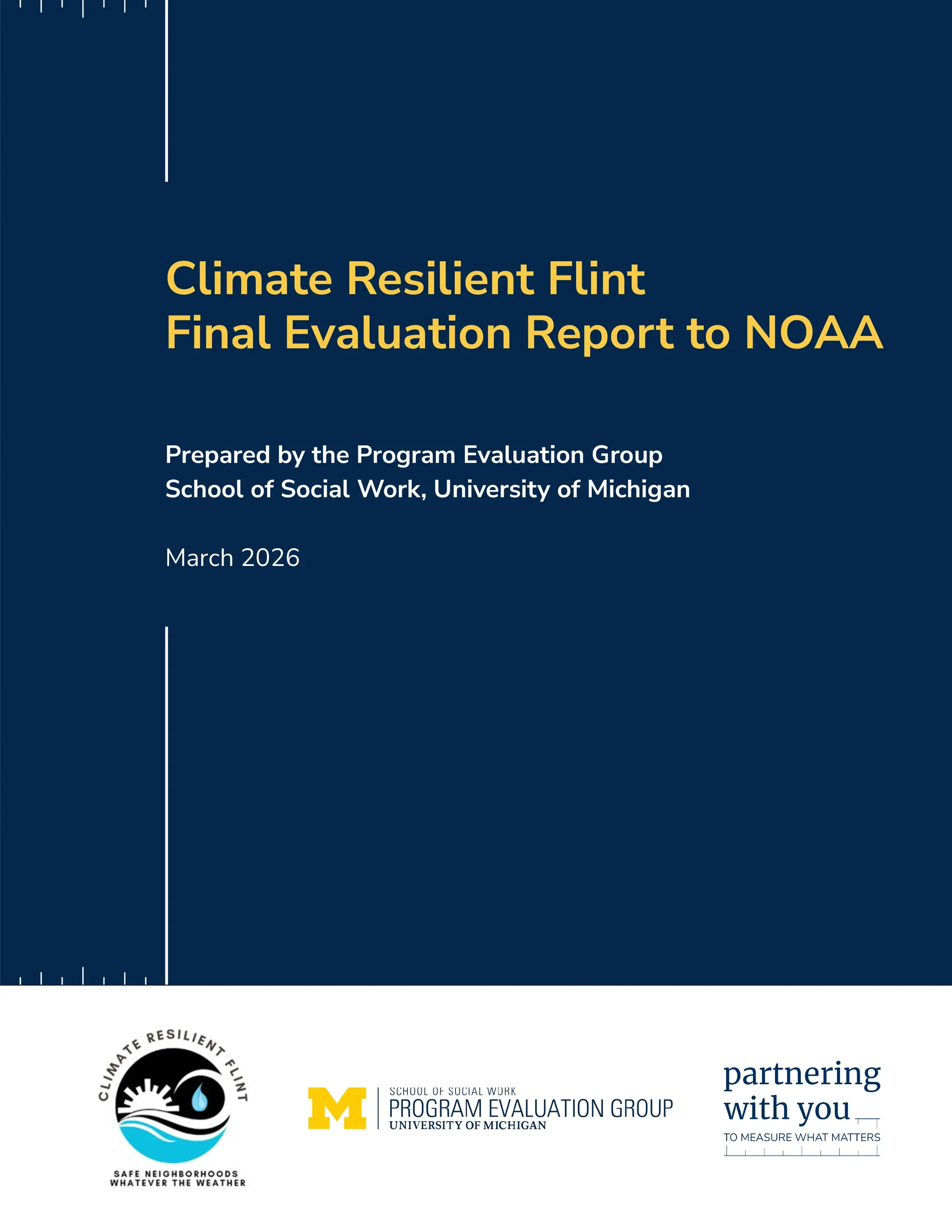 Climate Resilient Flint Final Evaluation Report to NOAA