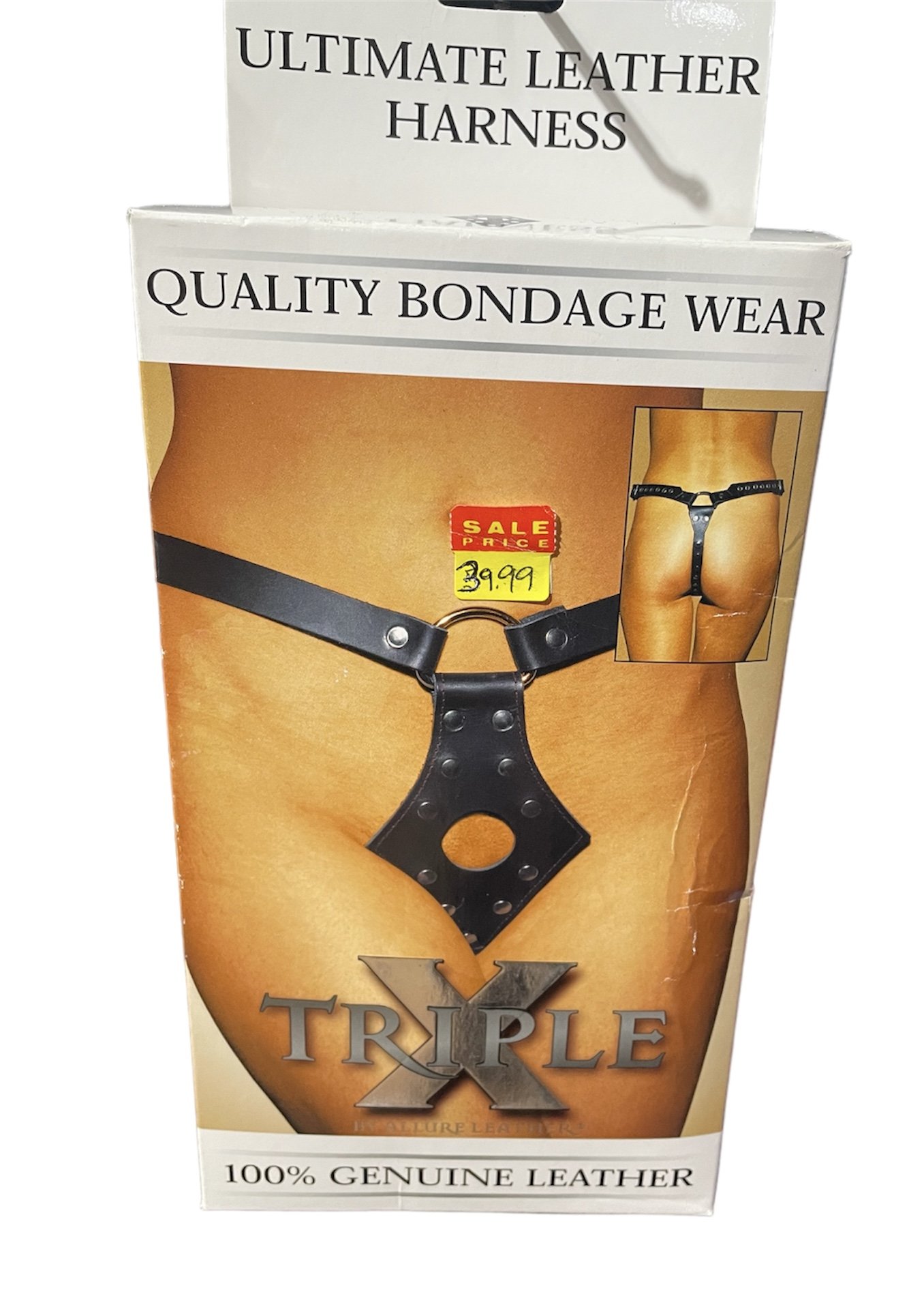 Allur- Triple X- Ultimate Leather Harness
