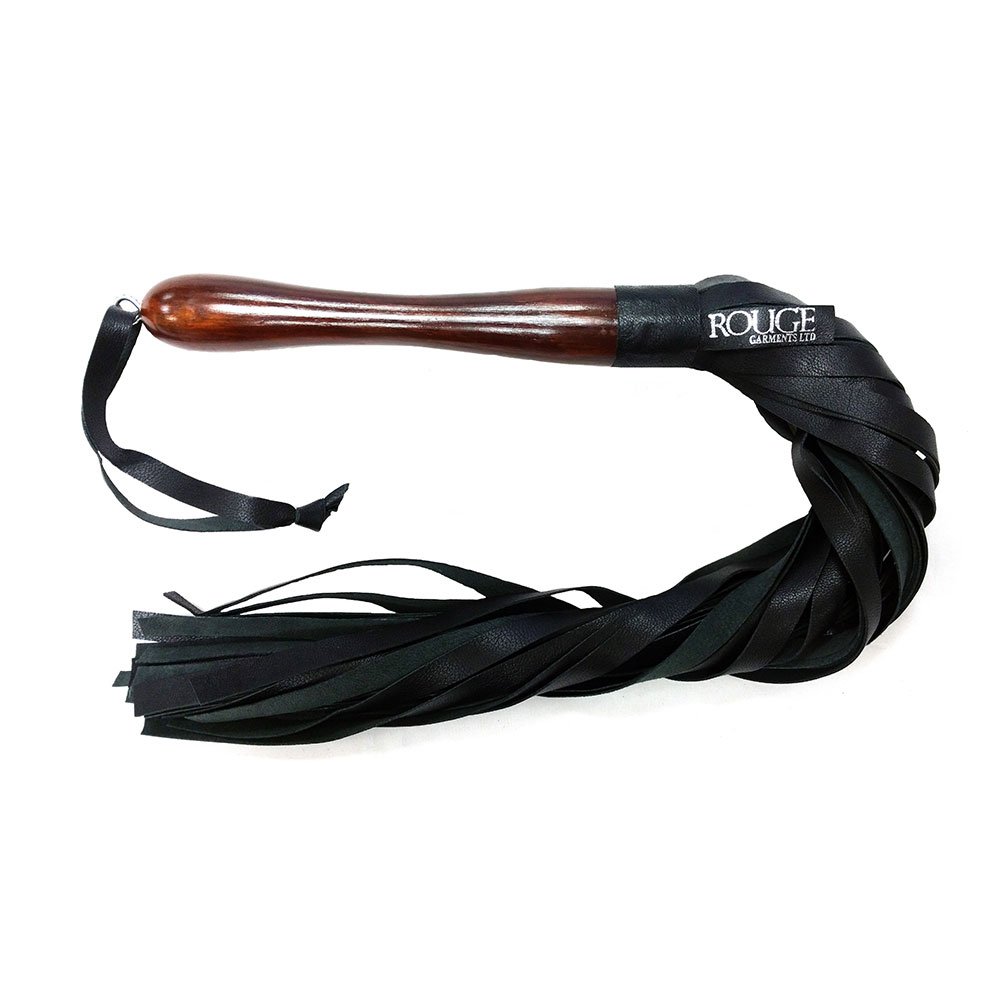 Rouge wooden handle flogger