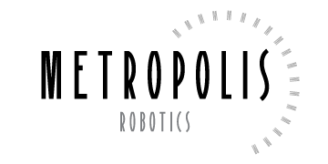 A black background with a circular progress bar and the word 'ROBOTIC(S)' in the center.