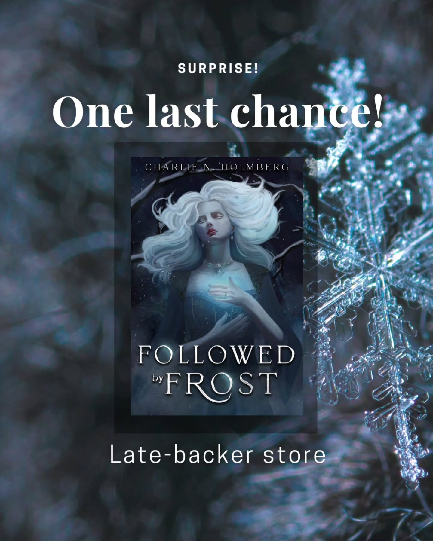 𝗠𝗶𝘀𝘀𝗲𝗱 𝘁𝗵𝗲 𝗞𝗶𝗰𝗸𝘀𝘁𝗮𝗿𝘁𝗲𝗿? 𝗬𝗼𝘂 𝗰𝗮𝗻 𝘀𝘁𝗶𝗹𝗹 𝗴𝗲𝘁 𝗮 𝗰𝗼𝗹𝗹𝗲𝗰𝘁𝗼𝗿𝘀' 𝗲𝗱𝗶𝘁𝗶𝗼𝗻 𝗼𝗳 𝙁𝙤𝙡𝙡𝙤𝙬𝙚𝙙 𝙗𝙮 𝙁𝙧𝙤𝙨𝙩!⁣
⁣
Oliver Heber Books and Merrick Books have opened a late-backer store on this Kickstarter! It