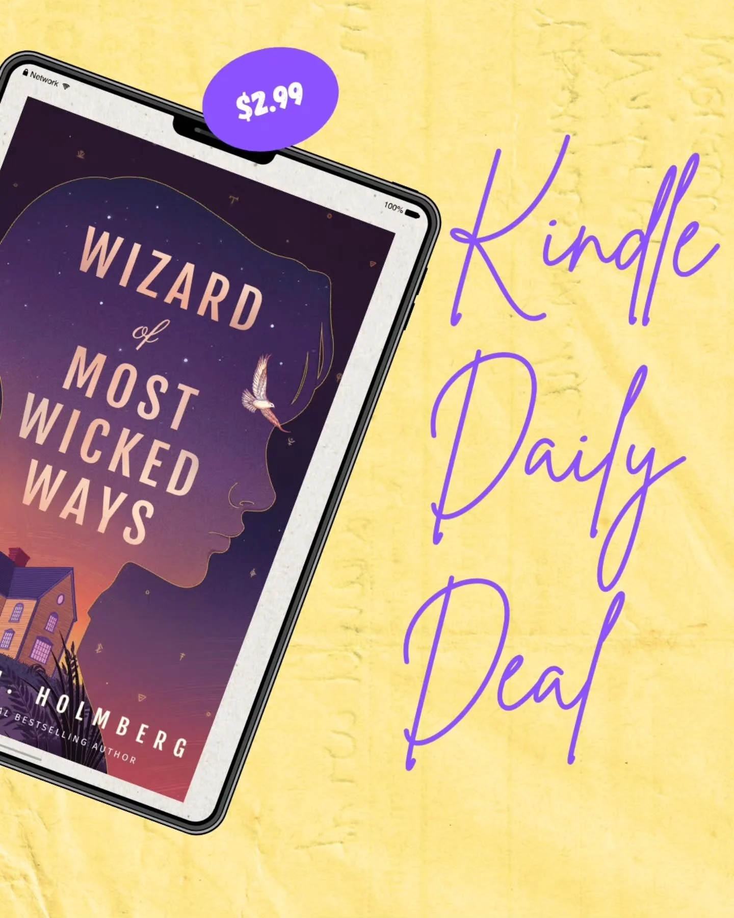 𝗞𝗶𝗻𝗱𝗹𝗲 𝗗𝗮𝗶𝗹𝘆 𝗗𝗲𝗮𝗹 over on Amazon, link in stories. My storefront link is in bio 👌⁣
⁣
~*~⁣
⁣
Whimbrel House 👉𝗯𝗼𝗼𝗸 𝟰👈⁣
⁣
Whimbrel House is changing. Merritt and Hulda are raising a family. Owein has signed a marriage contract wit