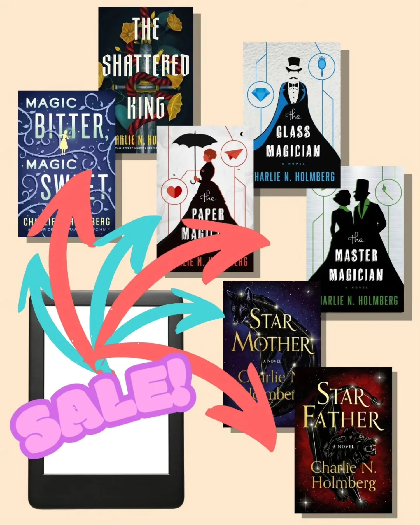 These books are on Kindle sale all month long in the USA! (𝘛𝘩𝘦 𝘚𝘩𝘢𝘵𝘵𝘦𝘳𝘦𝘥 𝘒𝘪𝘯𝘨 is also on sale in Australia and the UK.) Link to my Amazon shop in bio (IG) and comments (FB) 💃⁣
⁣
⁣
⁣
⁣
⁣
#kindlesale #fantasybooks #romantasybooks