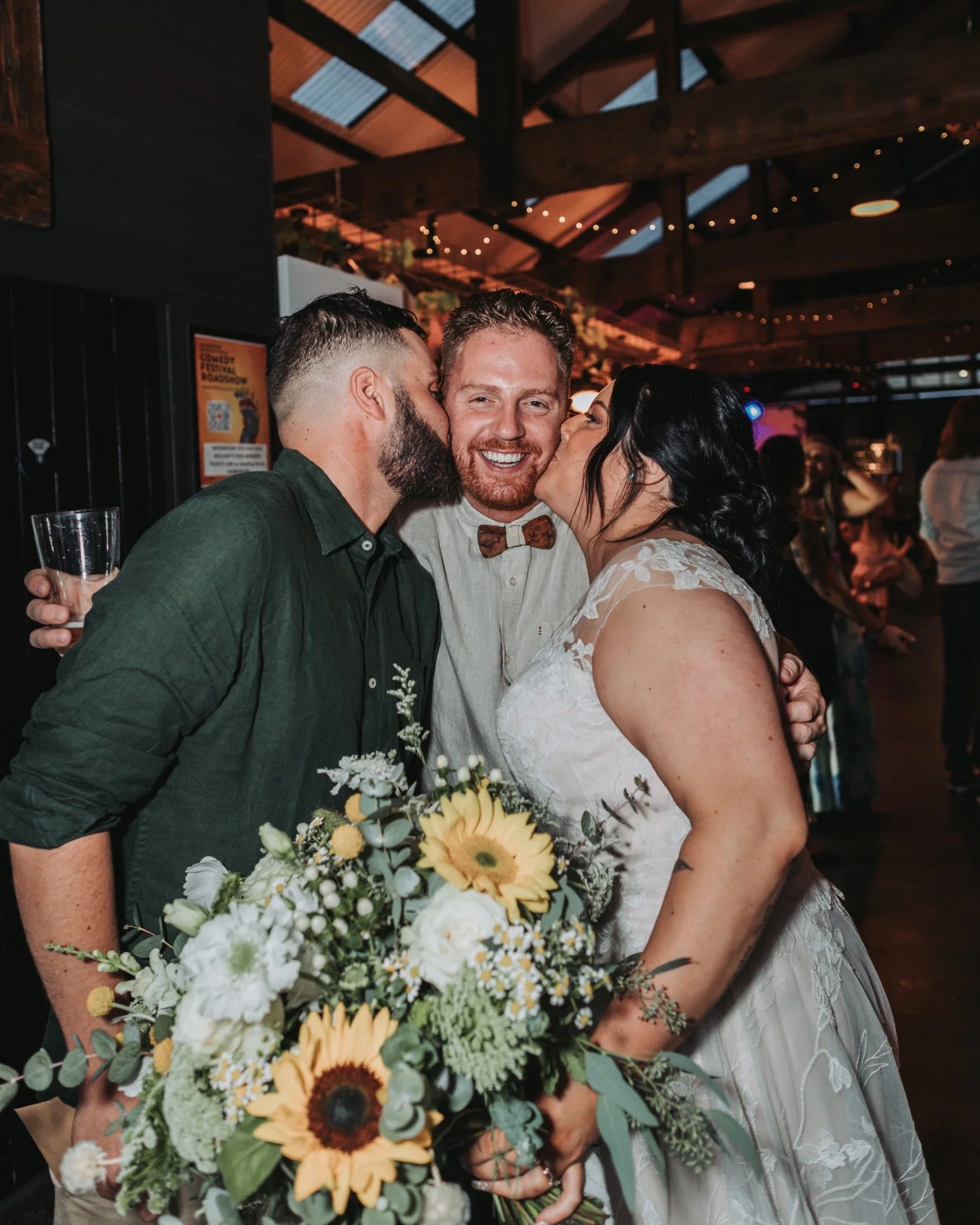 Monique &amp; Dom opted for the most relaxed vibe possible, getting married in a working brewery, The Welders Dog to be exact, and I bloody loved it!

They&rsquo;d already done everything else back to front and upside down, so it didn&rsquo;t make an