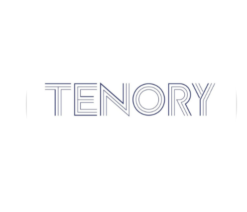Logo avec le mot 'TENORY' écrit en lettres fines et modernes.