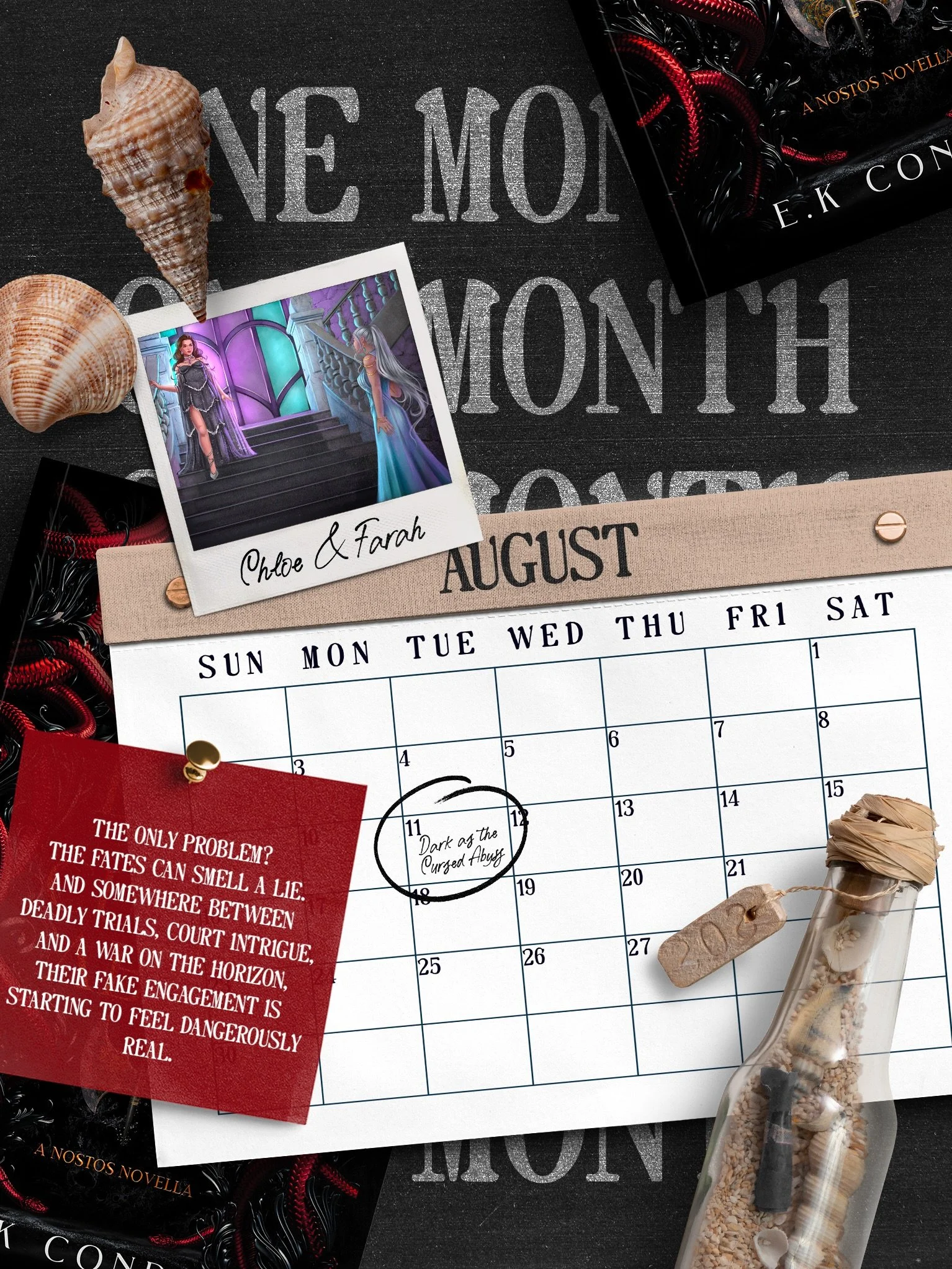 ONE MONTH AWAY 🌊🗡️

War is coming to the Mykandrian Isles, and Princess Chloe Kirassos needs an army.
Instead, she&rsquo;s told she needs a wife.

To secure an alliance with the ruthless Queen of Hespali, Chloe must prove her loyalty through marria