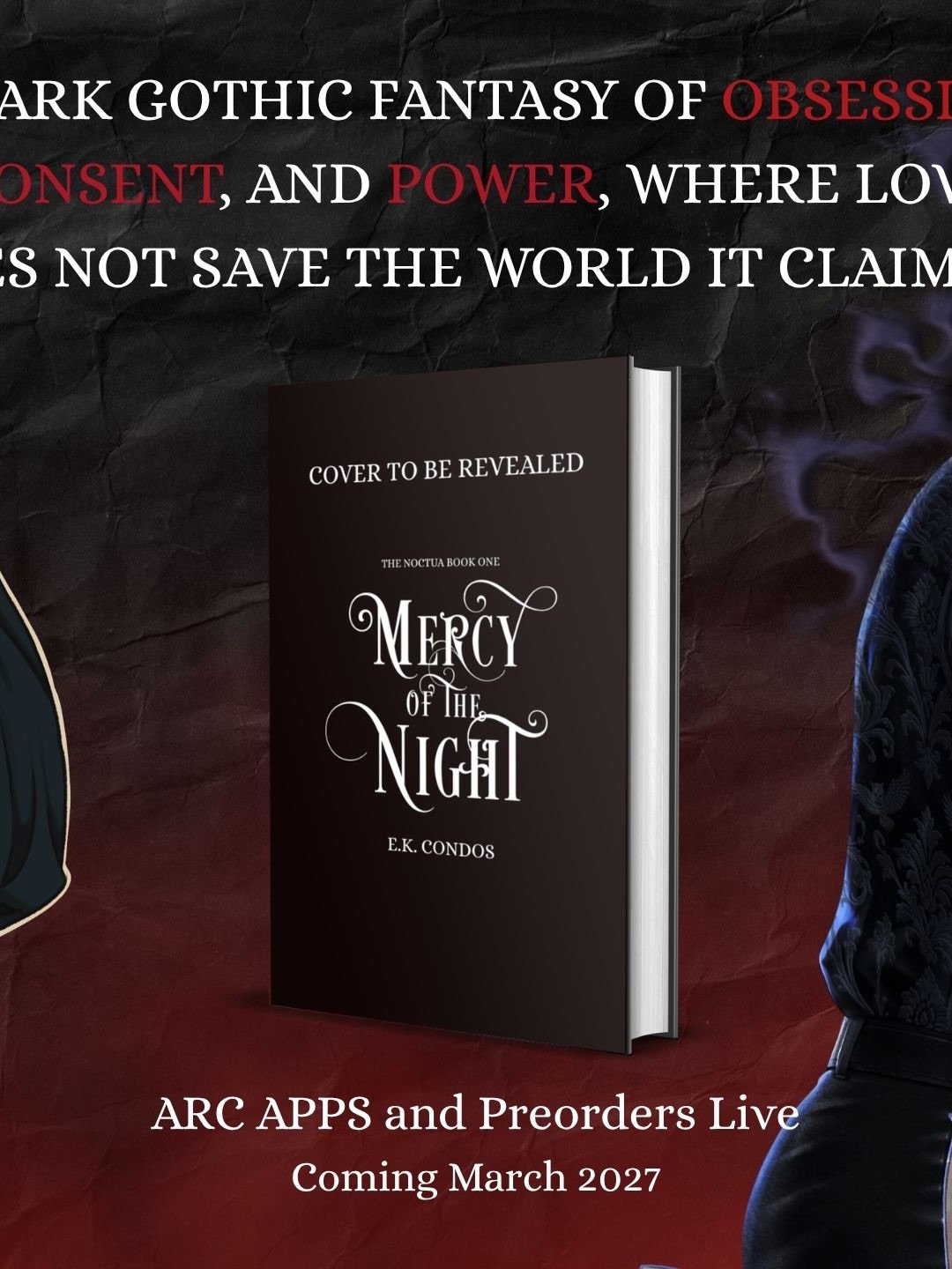 What&rsquo;s that my little Noctua?! ARC applications are live for Mercy of the Night🦉🦉

Some love stories begin with a kiss.
Others begin with a hunt.

In Tarvisiae, saints bleed, monsters are supposed to be myths, and Giovanni Crivelli has spent 