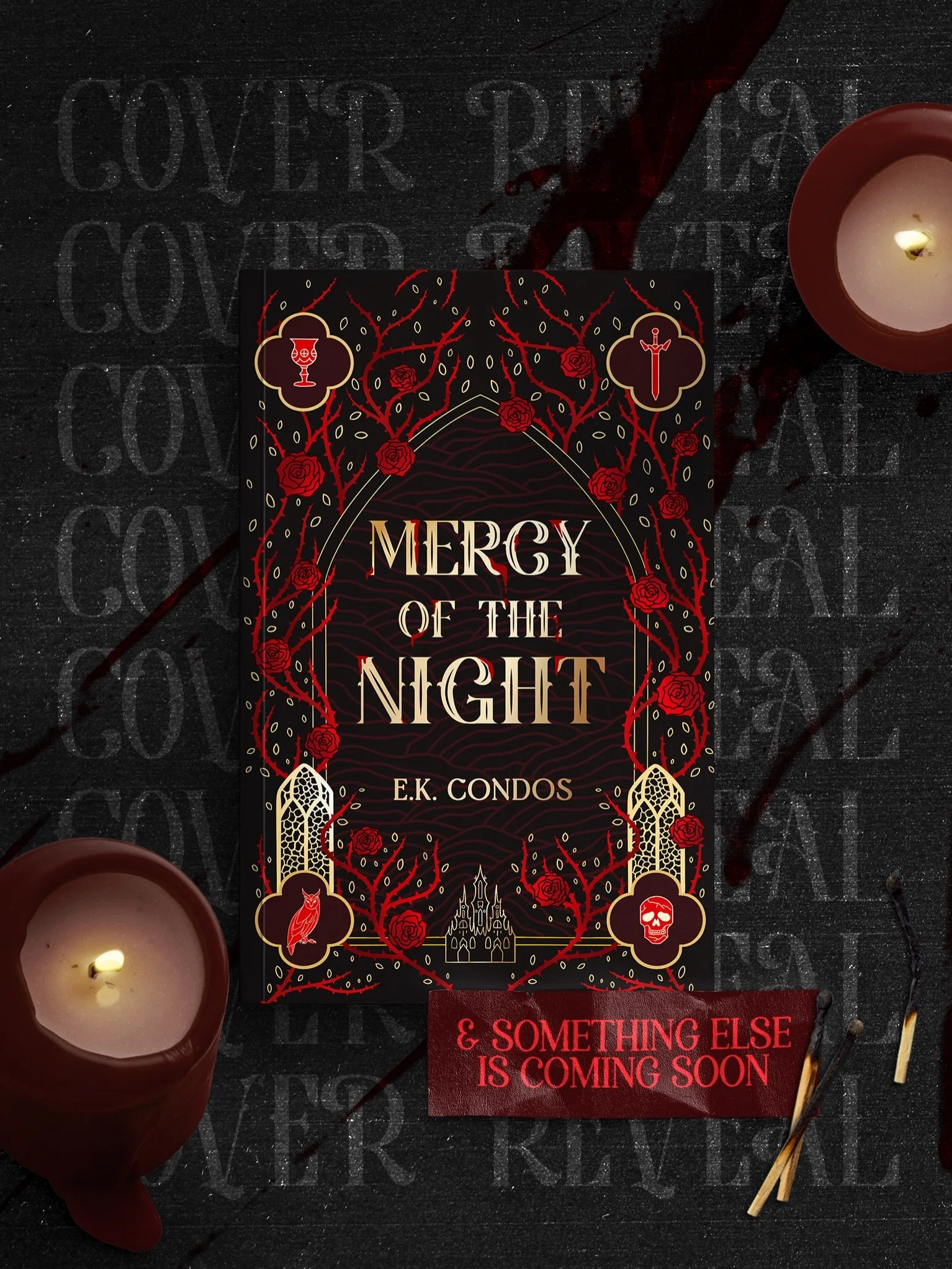 The Noctua thinks it&rsquo;s time for a cover reveal but as always, she has more secrets brewing 🦉🗡️🕯️🩸

ARC Apps and eBooks preorders are live and ebooks are $0.99 for a limited time so head your copy today!

Some love stories begin with a kiss.