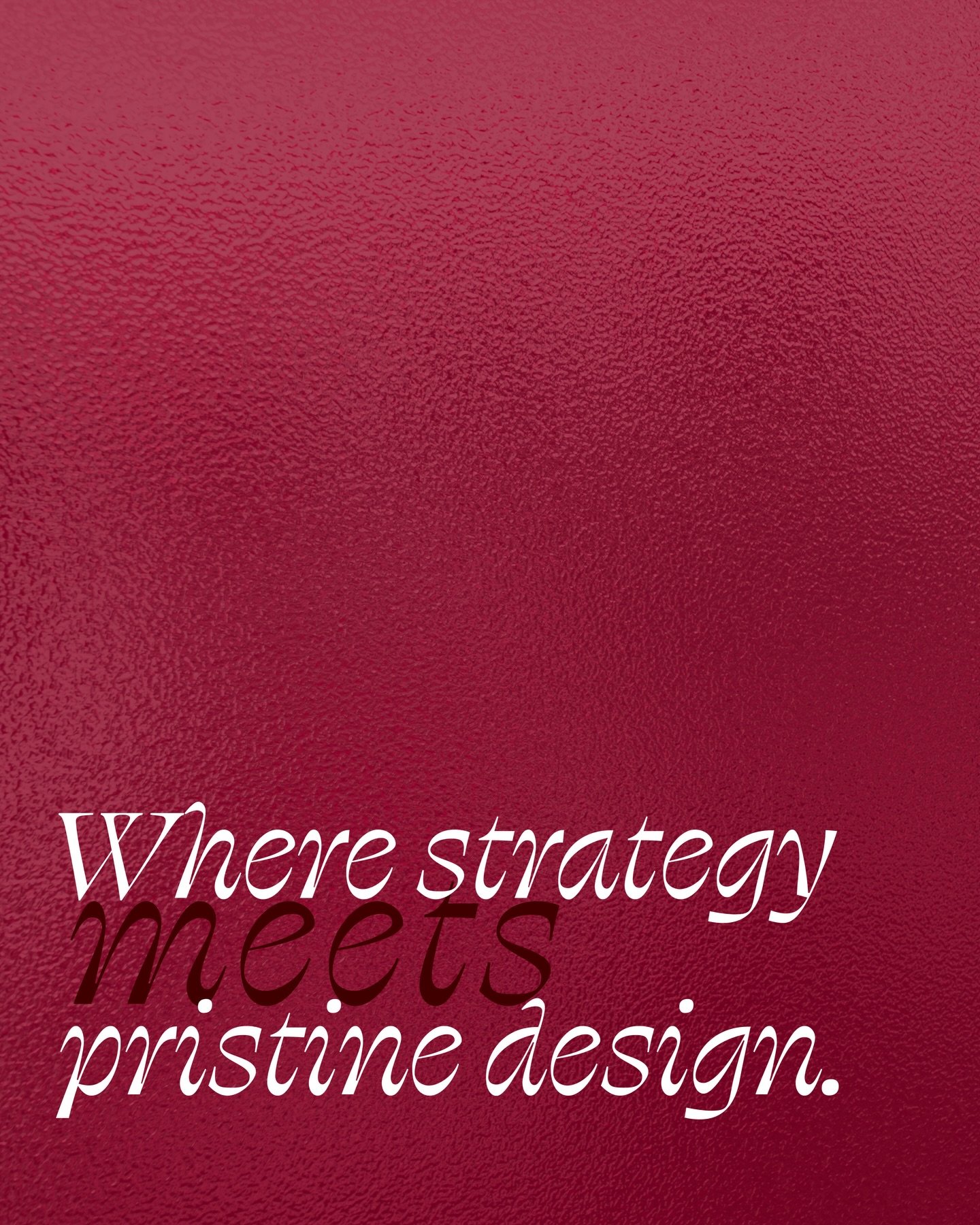 Most brands are designed. Few are considered.

Pristine design isn&rsquo;t about minimalism or aesthetics for their own sake. It&rsquo;s about the discipline of removing everything that doesn&rsquo;t belong until what&rsquo;s left is exactly right.

