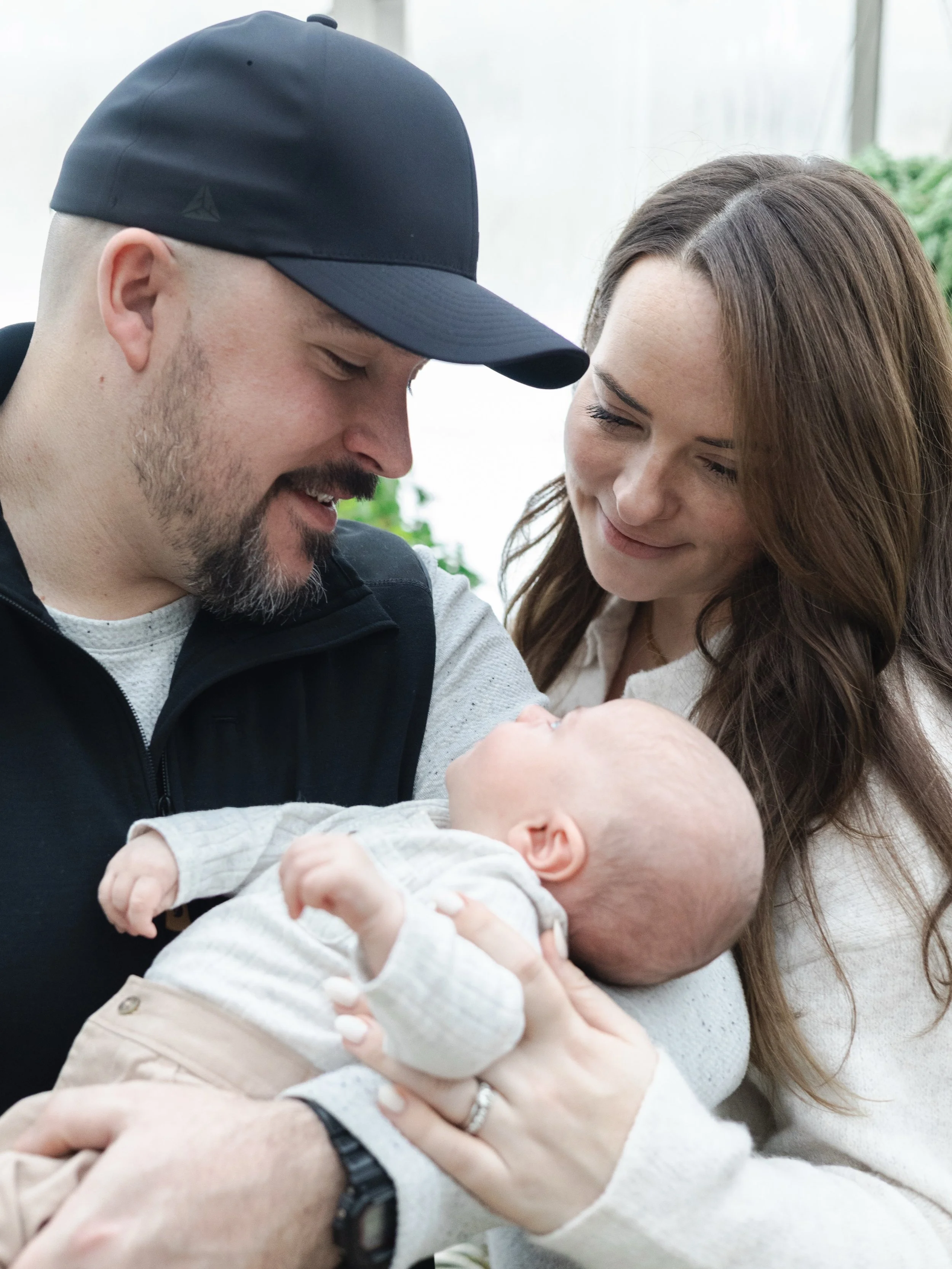 When Laura first did a session with me, she was pregnant with the sweet baby boy she now holds in her arms.

A few months later, she reached out again after he was born, and I had the honor of photographing the next chapter of their love story with o