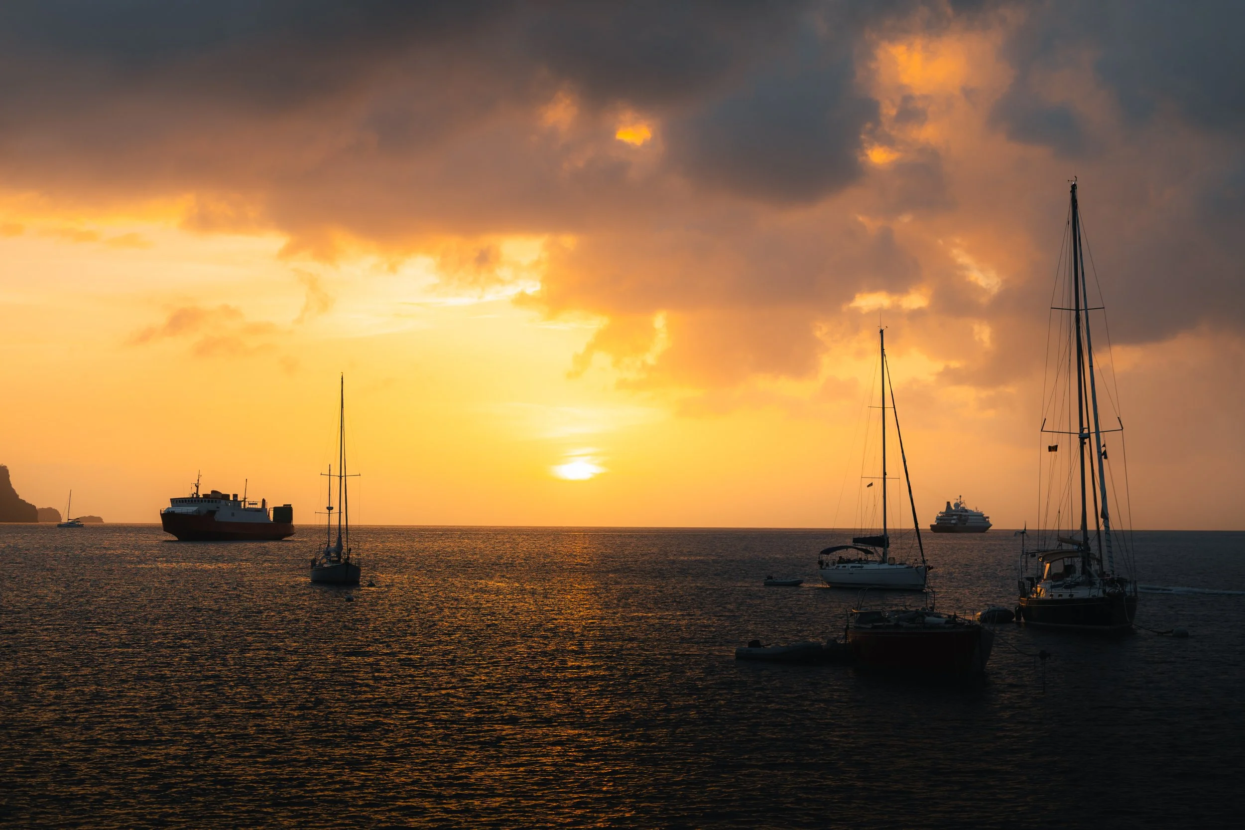 Sunset on the Carribean Coast