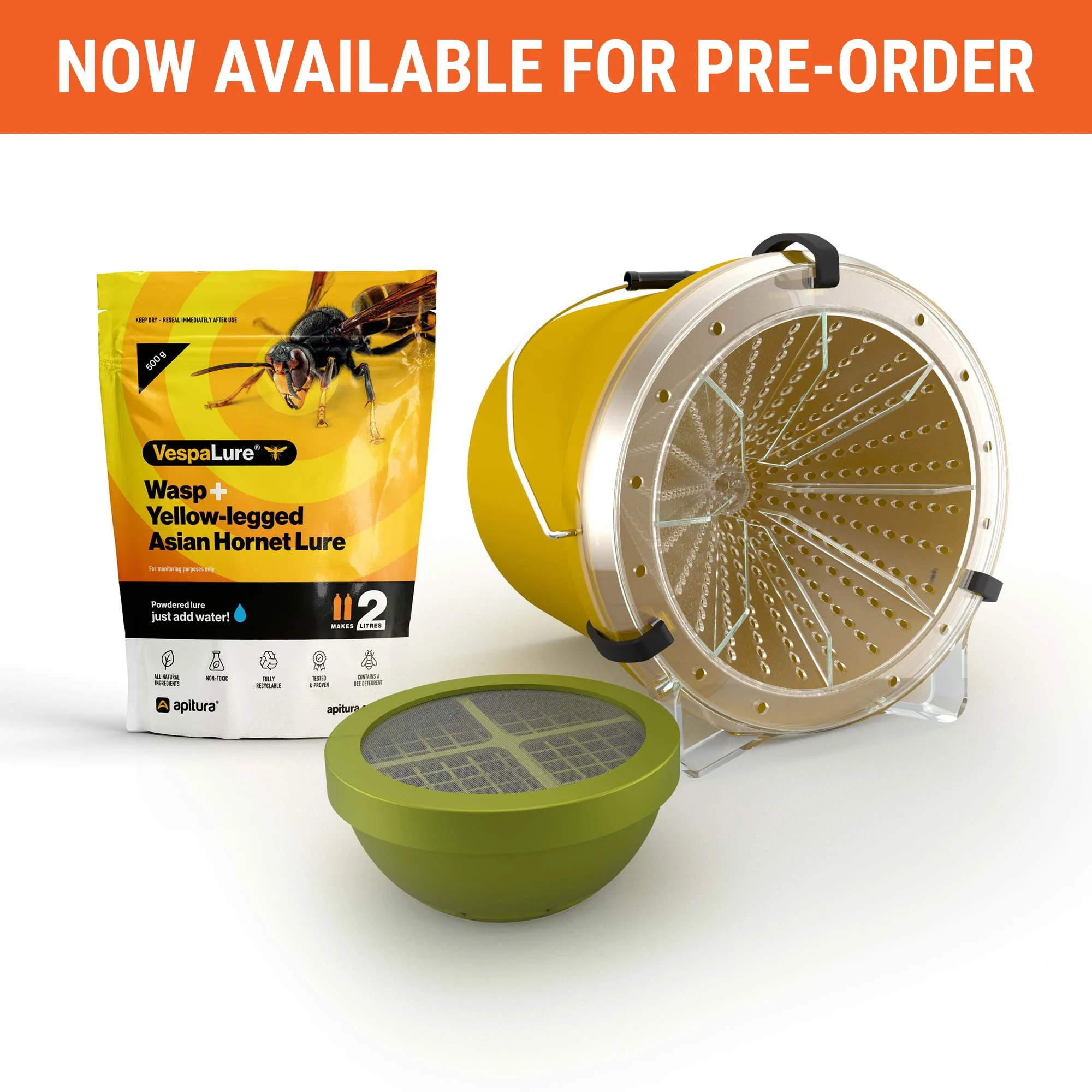 Complete Wasp Trap System - Trap-X Wasp + Bait Pod + VespaLure