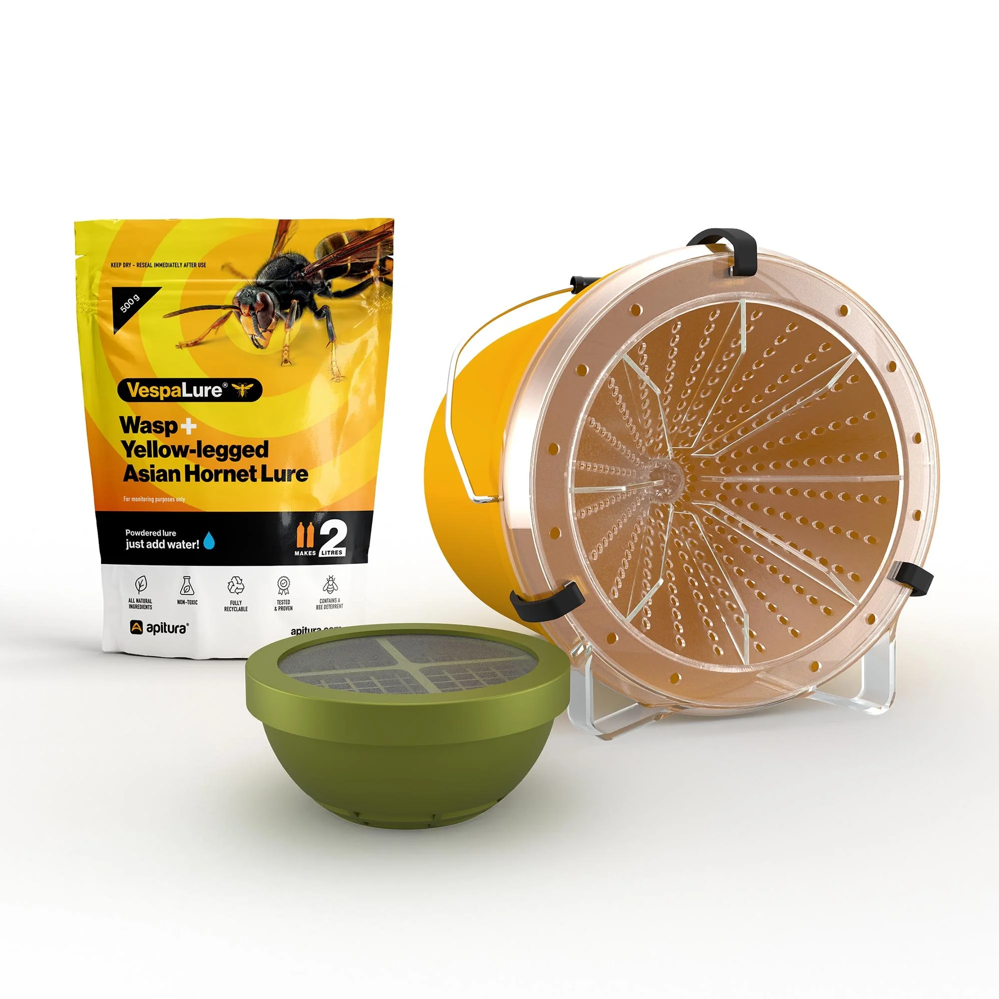 Complete Wasp Trap System - Trap-X Wasp + Bait Pod + VespaLure