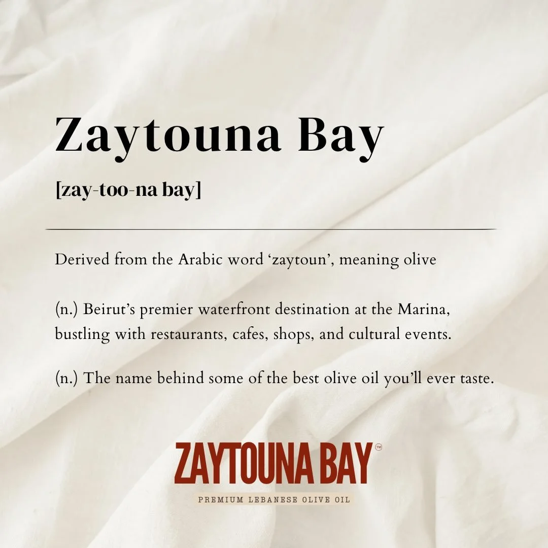 Zaytouna Bay&mdash;&ldquo;The Olive Bay.&rdquo; A name inspired by the groves, the heritage, and the timeless olive trees that shape our Lebanese roots 🫒✨