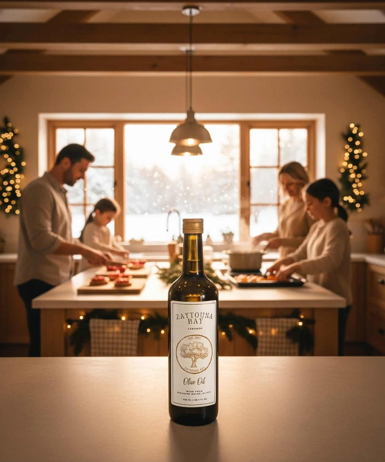 Gather, cook, and share the love 🫒🤍 Happy holidays from Zaytouna Bay 🎄✨