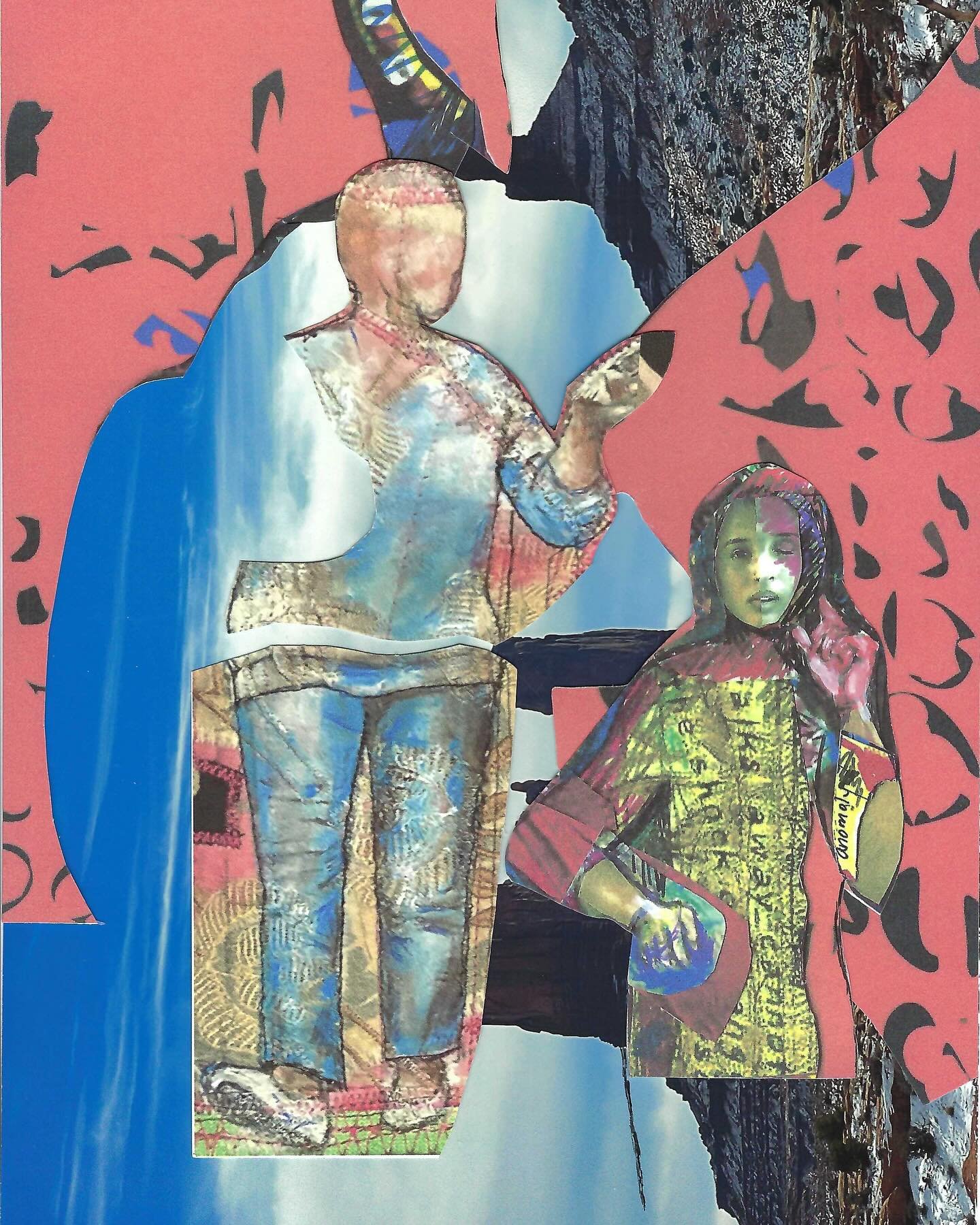 This collage is from the project &ldquo;Collage Day with Carl and Kay&rdquo;. For a few years, one afternoon each week, my friend Carl Marcus Moore and I have been making &ldquo;collaborative collages&rdquo; - they&rsquo;re collaborative in that we f