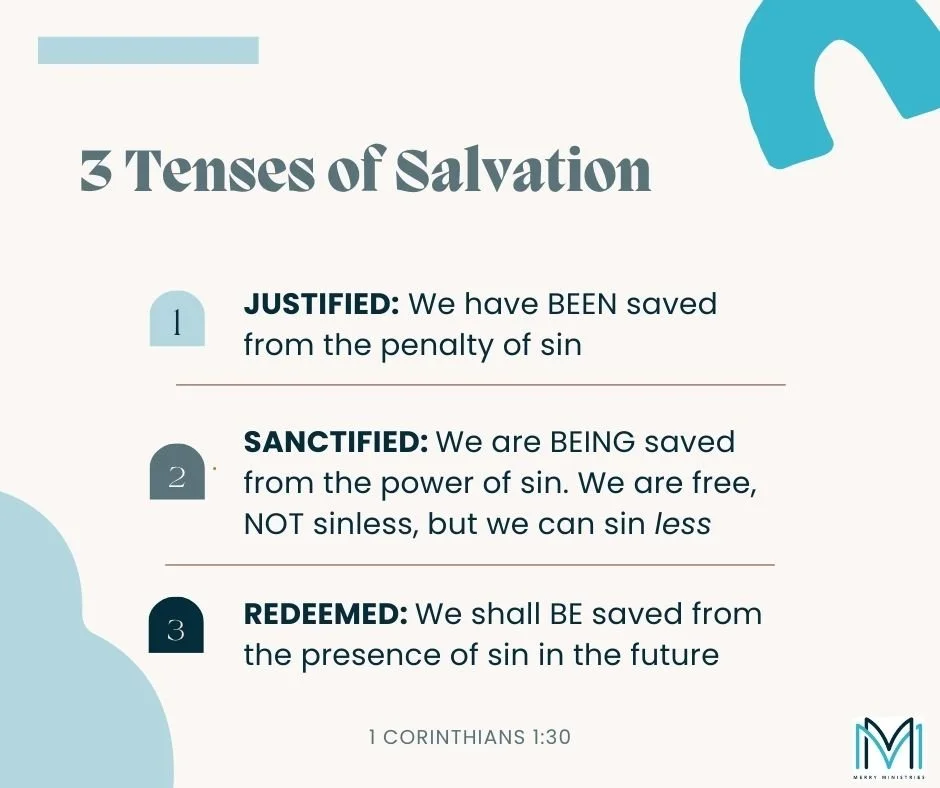 "It is from Him that you are in Christ Jesus, who became wisdom from God for us&mdash;our righteousness, sanctification, and redemption&mdash;" 1 Corinthians 1:30 CSB